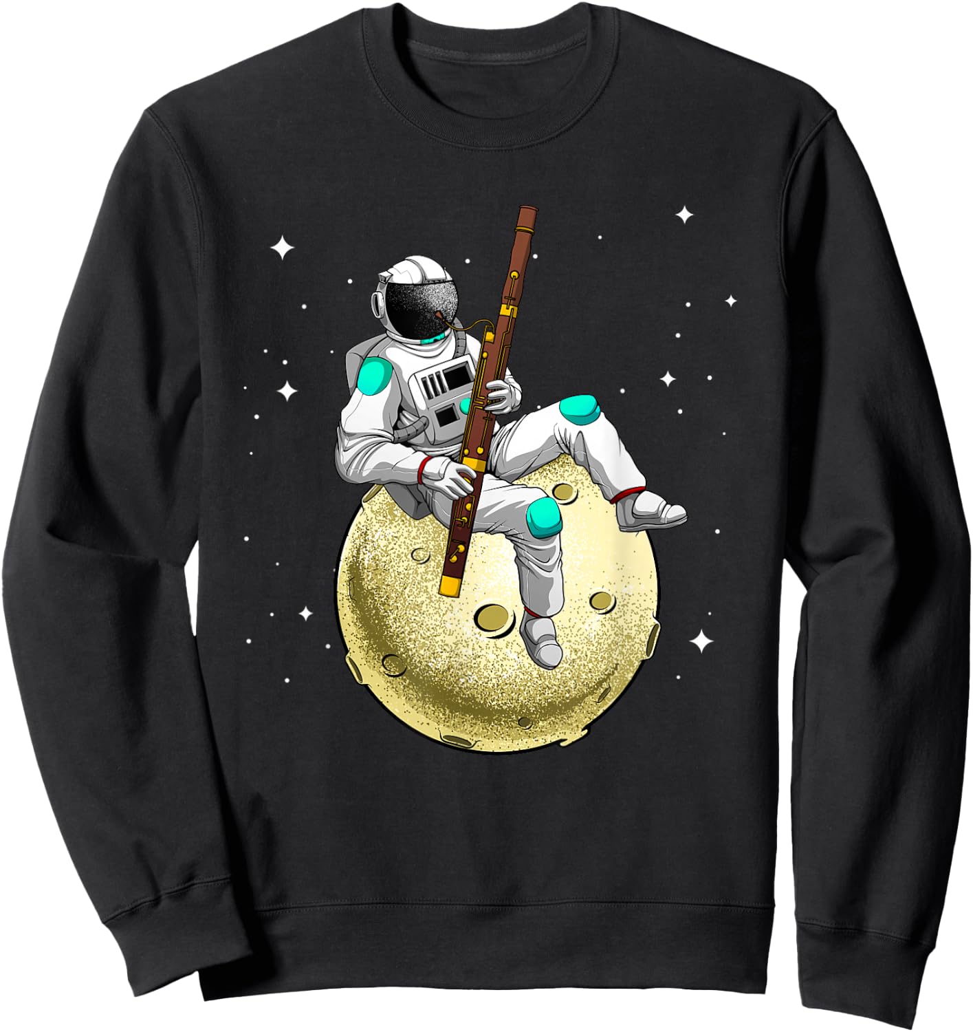 Cool Bassoon Design Women Bassoonist Bassoon Player Sweatshirt - Sweatshirt | Black