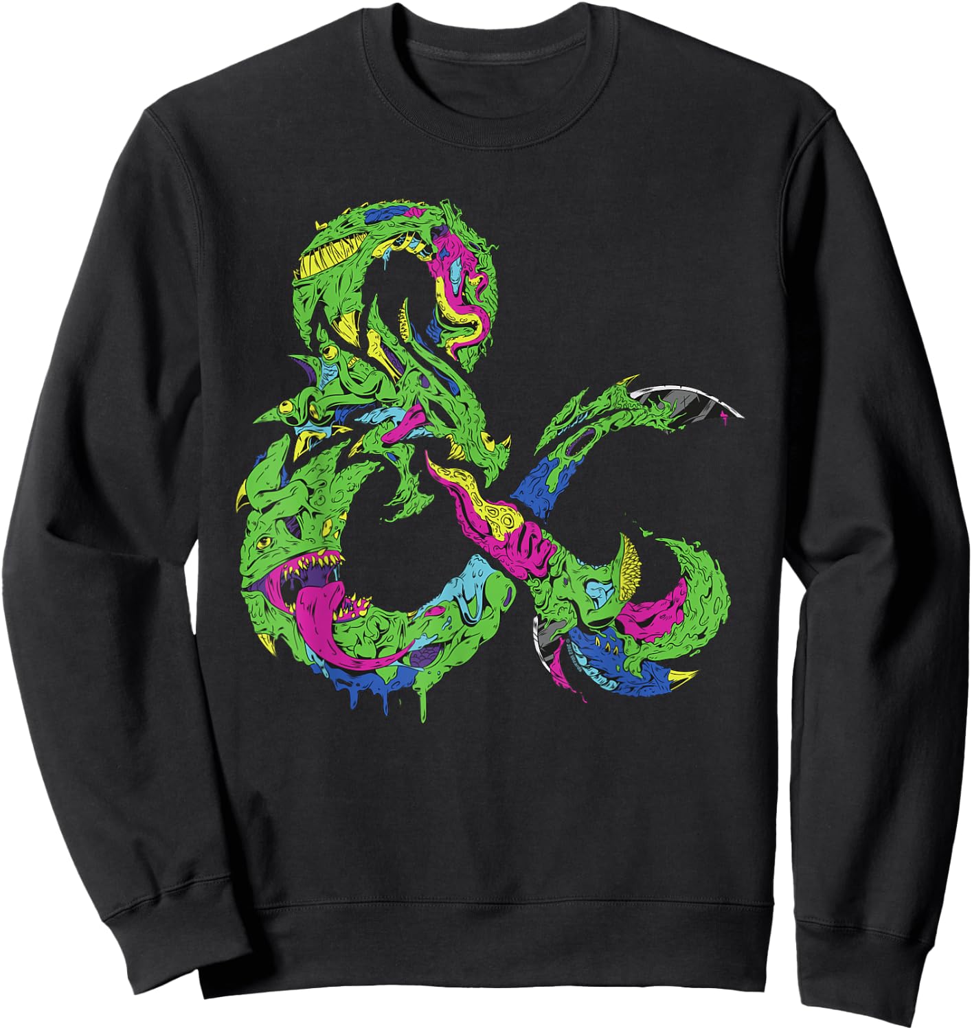 Dungeons & Dragons Bright Monster Ampersand Sweatshirt - Sweatshirt | Black