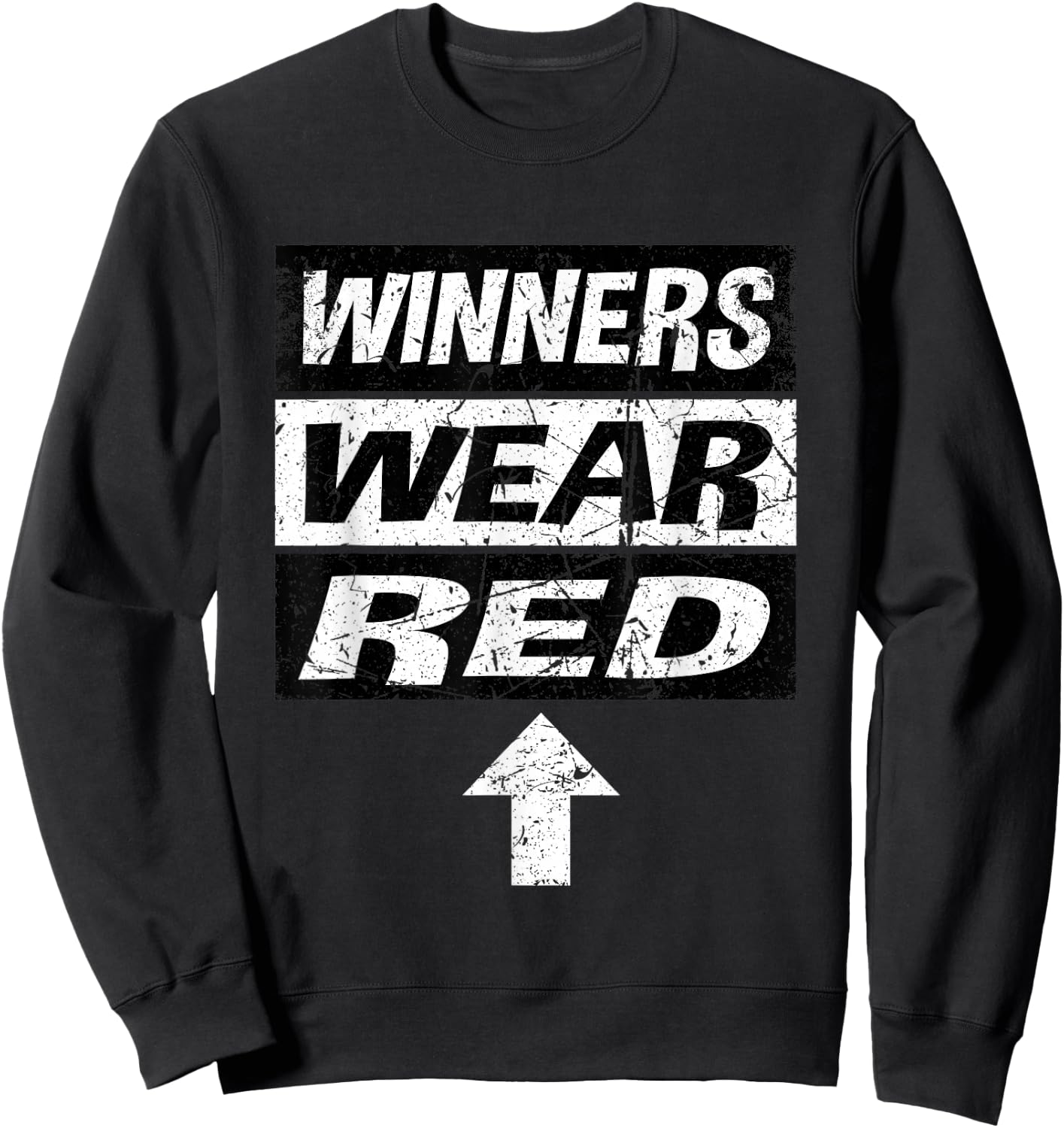 Retro Winners Wear Red Team Spirit Week Shirt Game Sweatshirt - Sweatshirt | Black