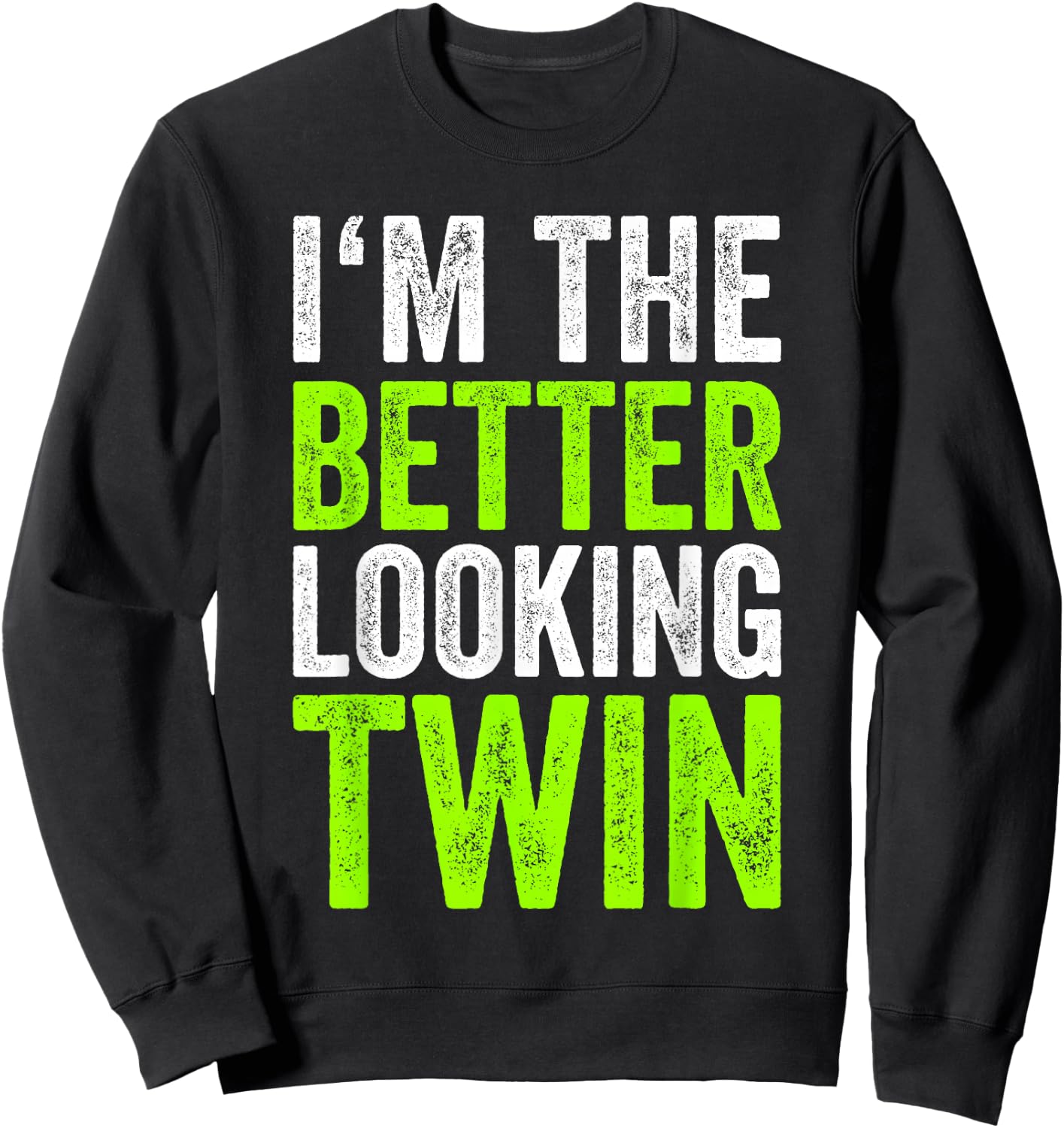 Twin Shirt Birthday Gift Sibling Twin Sweatshirt - Sweatshirt | Black