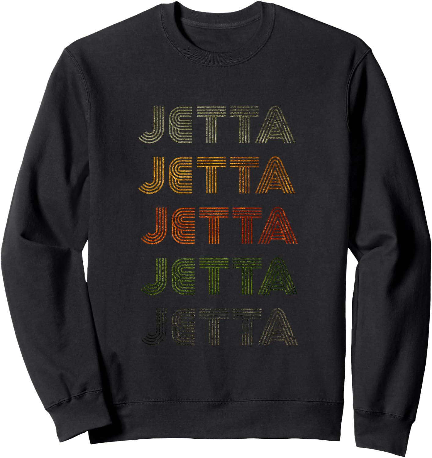 Love Heart Jetta Grunge/Vintage Style Black Jetta Sweatshirt - Sweatshirt | Black