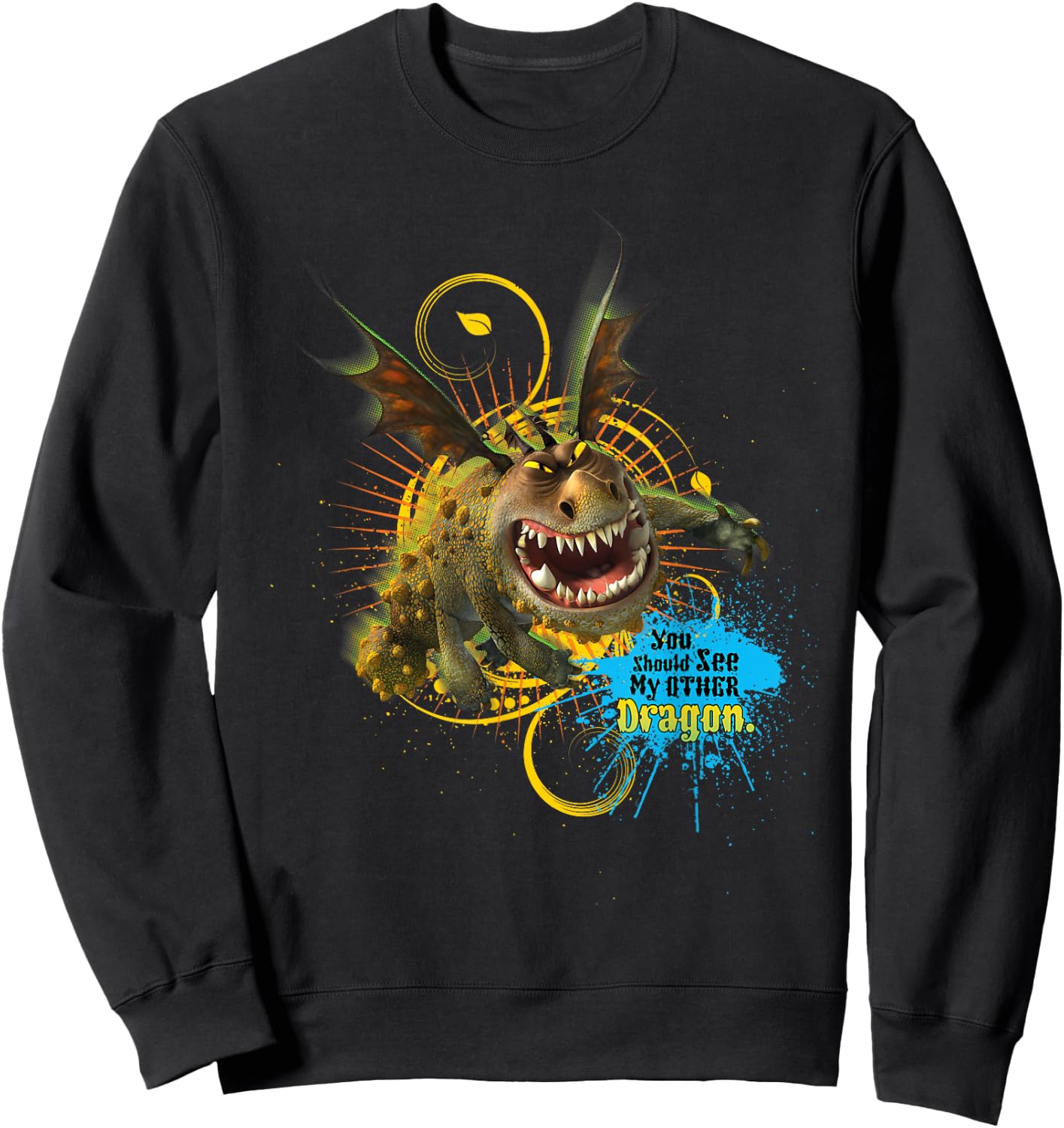 DreamWorks' Dragons: Meatlug Sweatshirt - Sweatshirt | Black