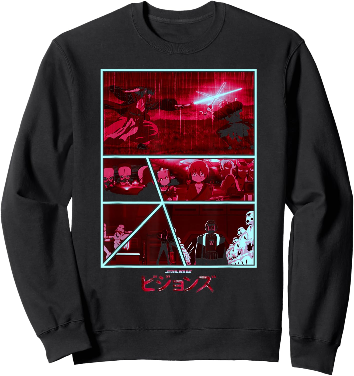 Star Wars Visions Dark Comic Poster Sweatshirt - Sweatshirt | Black