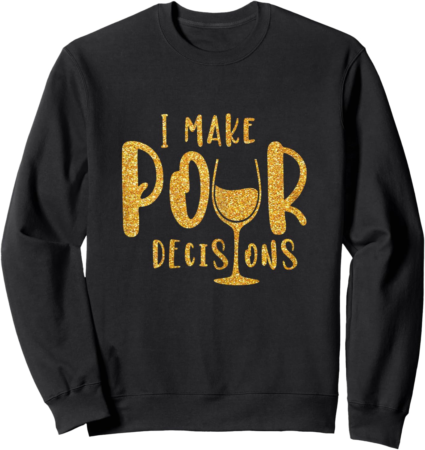 JGA Party Ich treffe Casting Decisions Team Crew Sweatshirt - Sweatshirt | Black