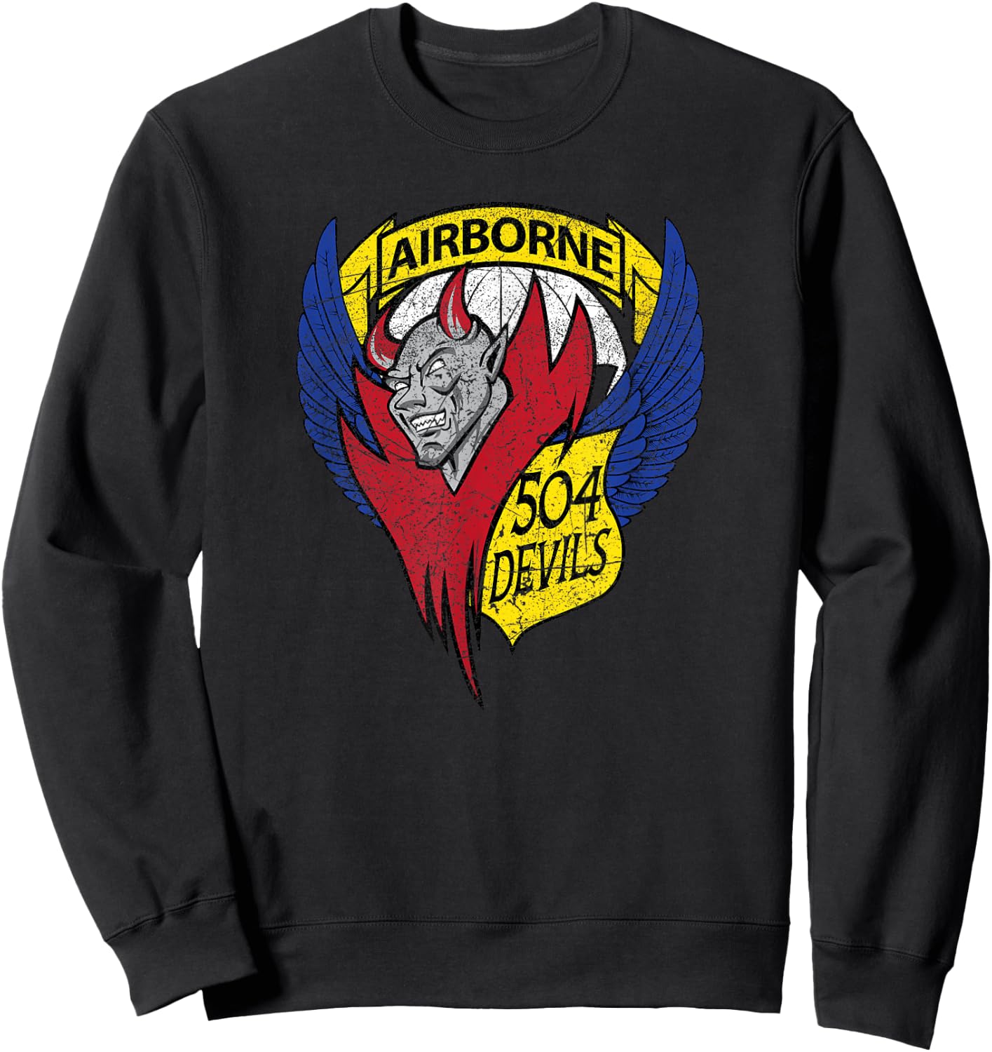American Marauder: 504th Airborne Devils Sweatshirt - Sweatshirt | Black
