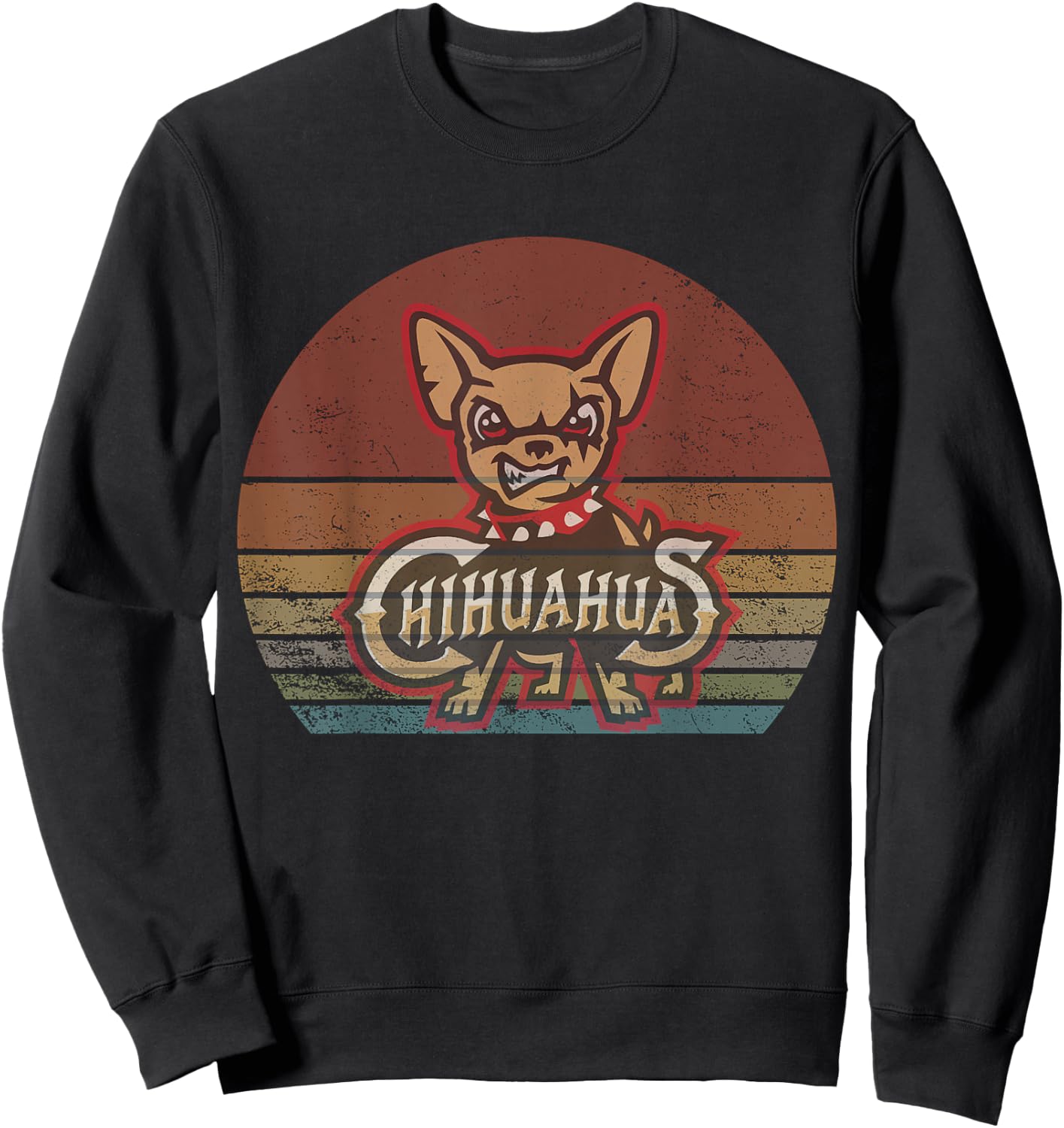 Retro 80's Chihuahua,Chihuahua Lover for Kids Sweatshirt - Sweatshirt | Black