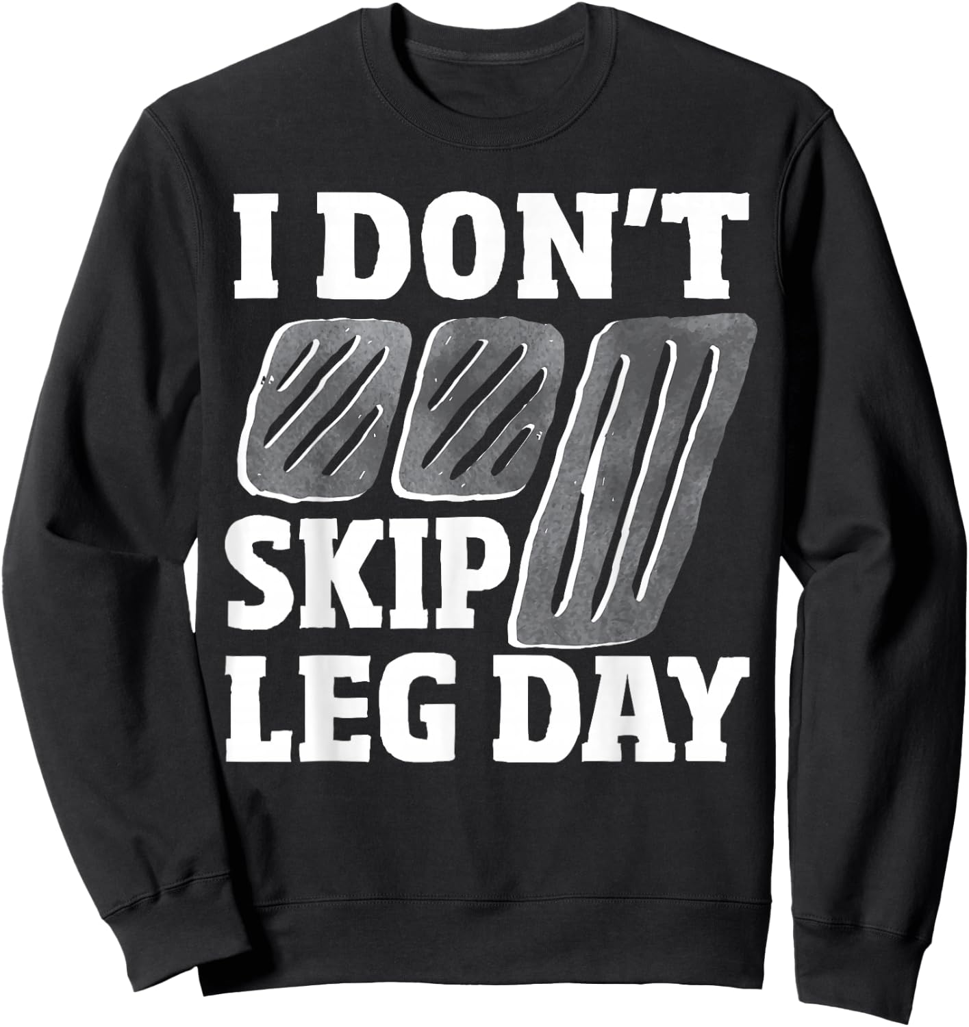 Don't Skip Leg Day Stick Shift Car - Manual Transmission Sweatshirt - Sweatshirt | Black