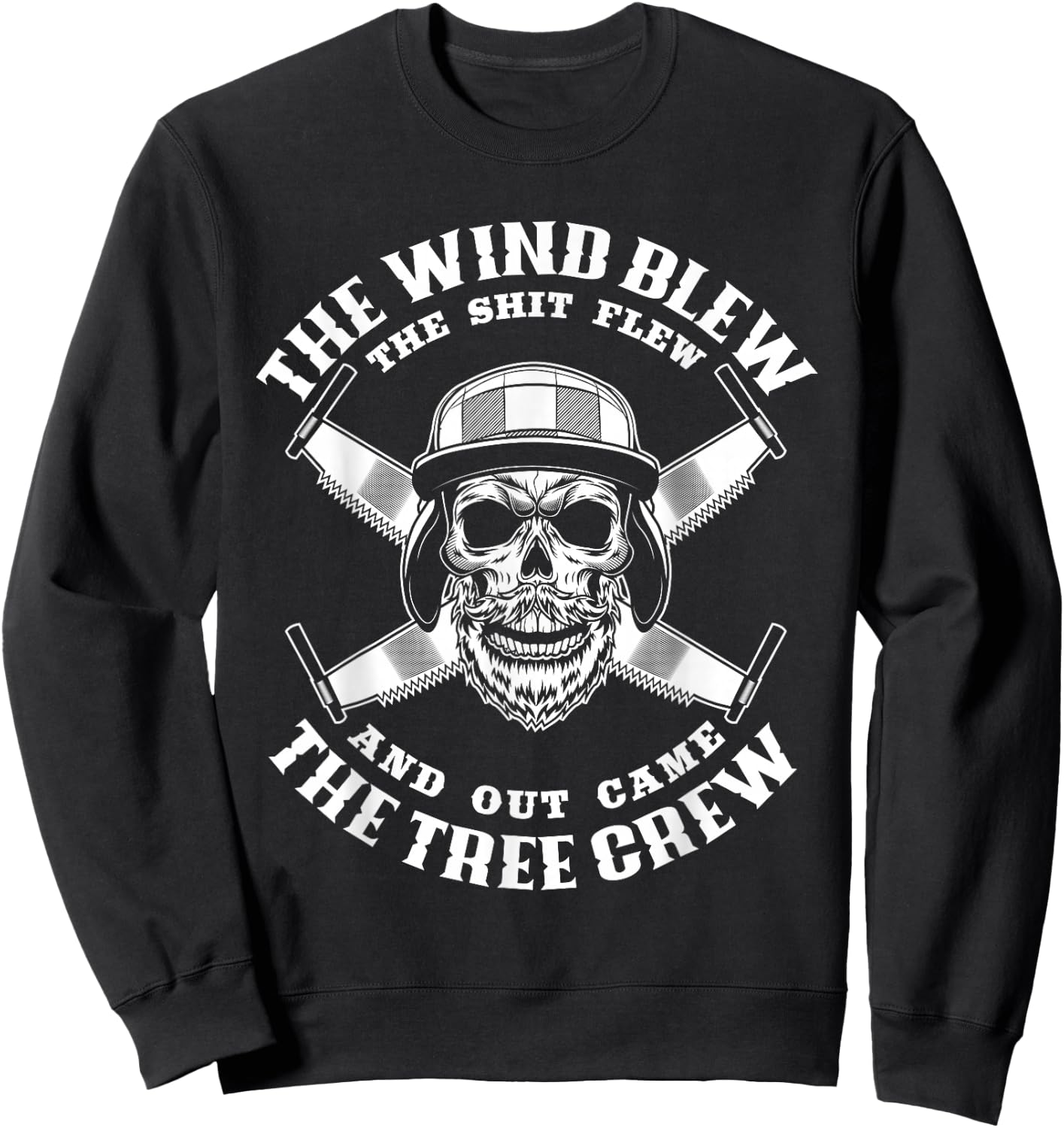 Funny Lumberjack Tree Climber Arborist Sweatshirt - Sweatshirt | Black