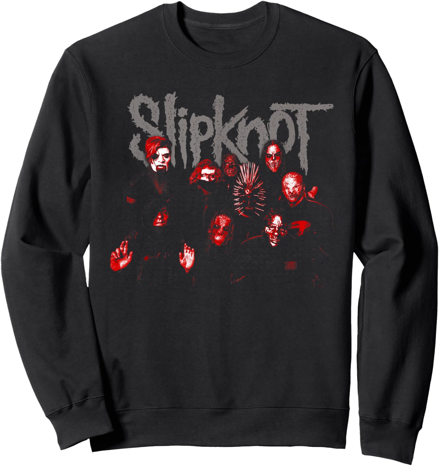 Slipknot Official We Are Not Your Kind Red Title Sweatshirt - Sweatshirt | Black