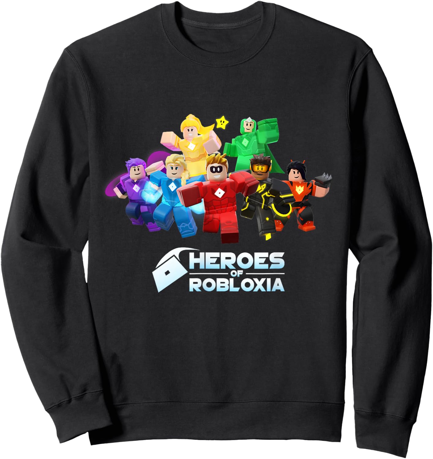 Heroes of Robloxia Sweatshirt - Sweatshirt | Black