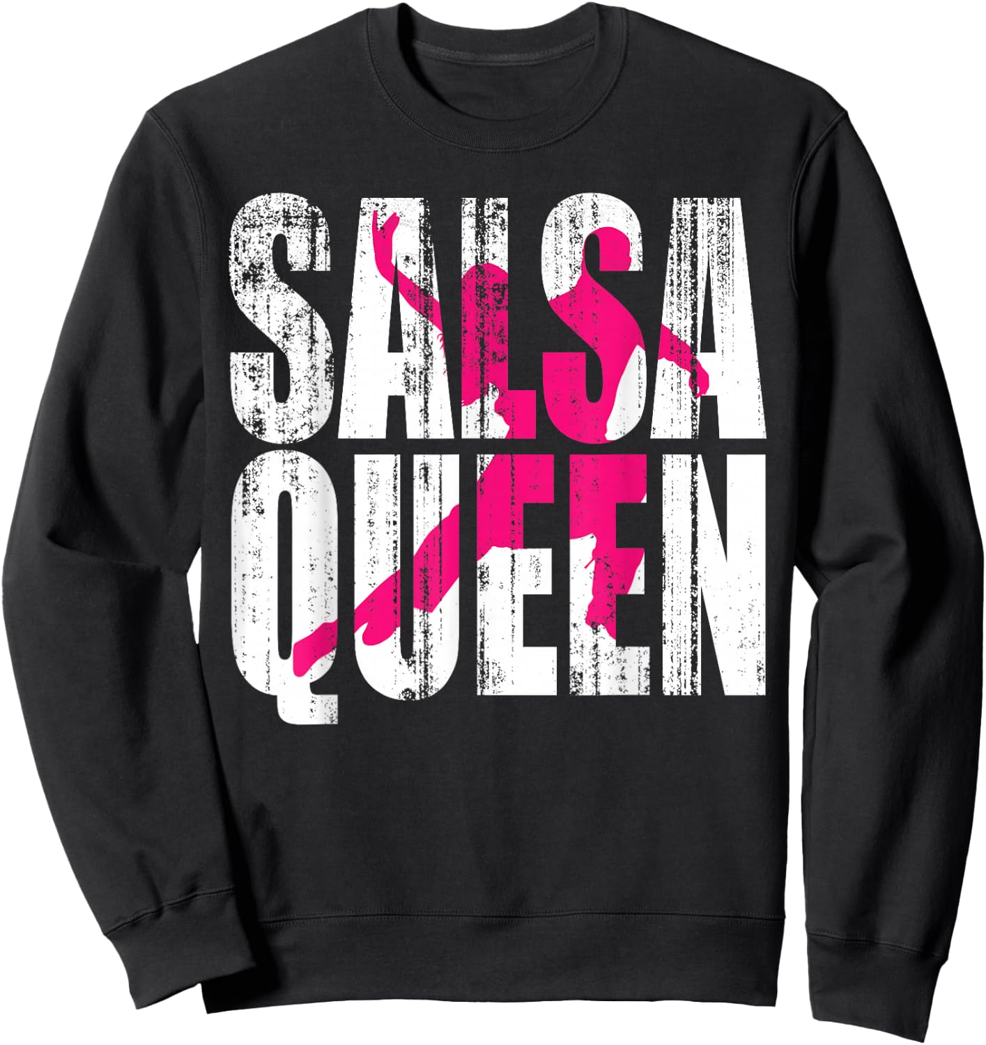 Salsa Queen | Cute Salsa Queen Dance Shirt Gift Sweatshirt - Sweatshirt | Black