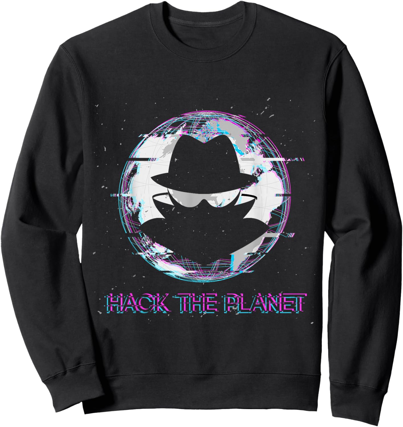 Hack the Planet Sweatshirt - Sweatshirt | Black