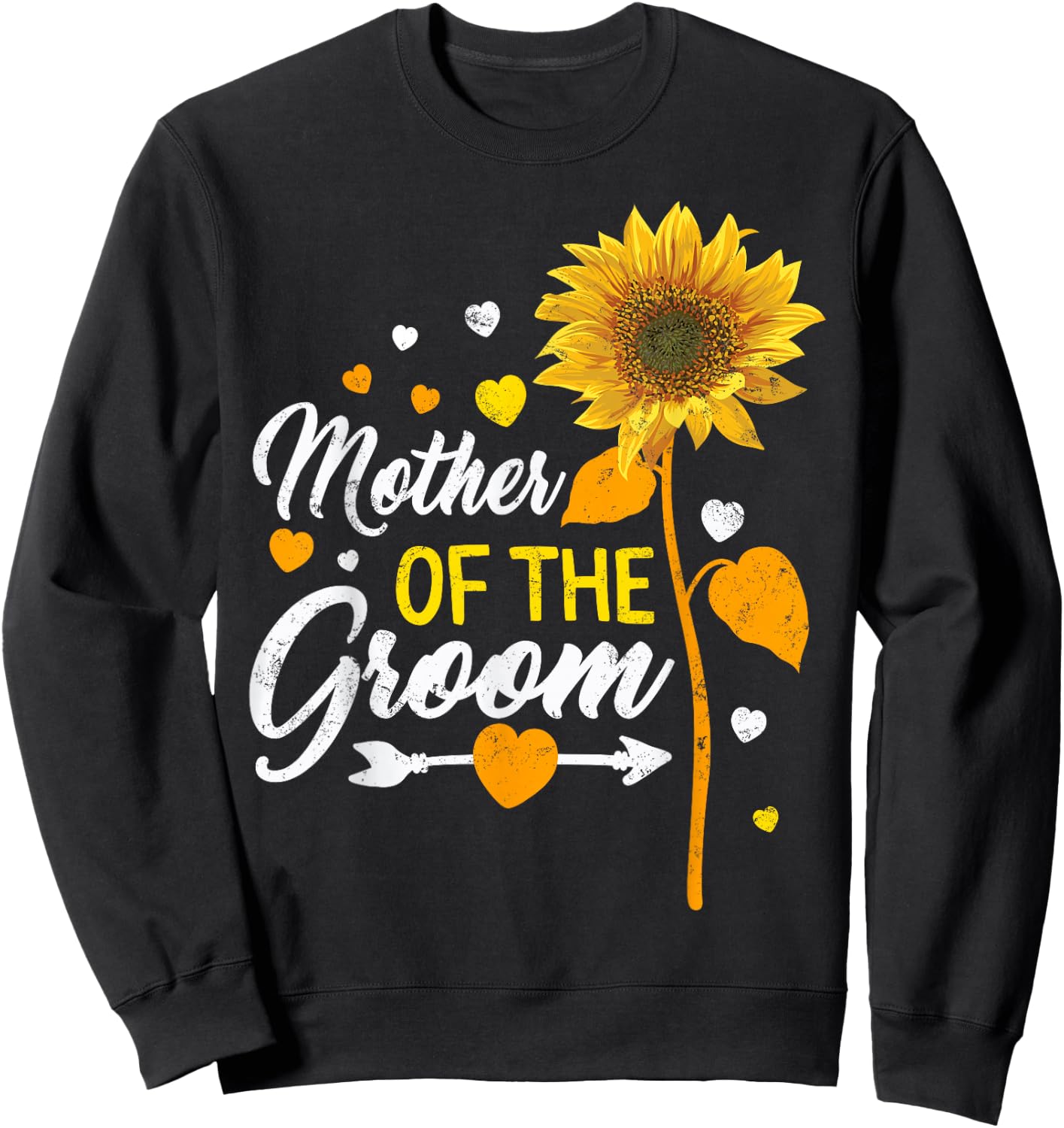 Wedding Matching Mother of the Groom Sister Of The Groom Sweatshirt - Sweatshirt | Black