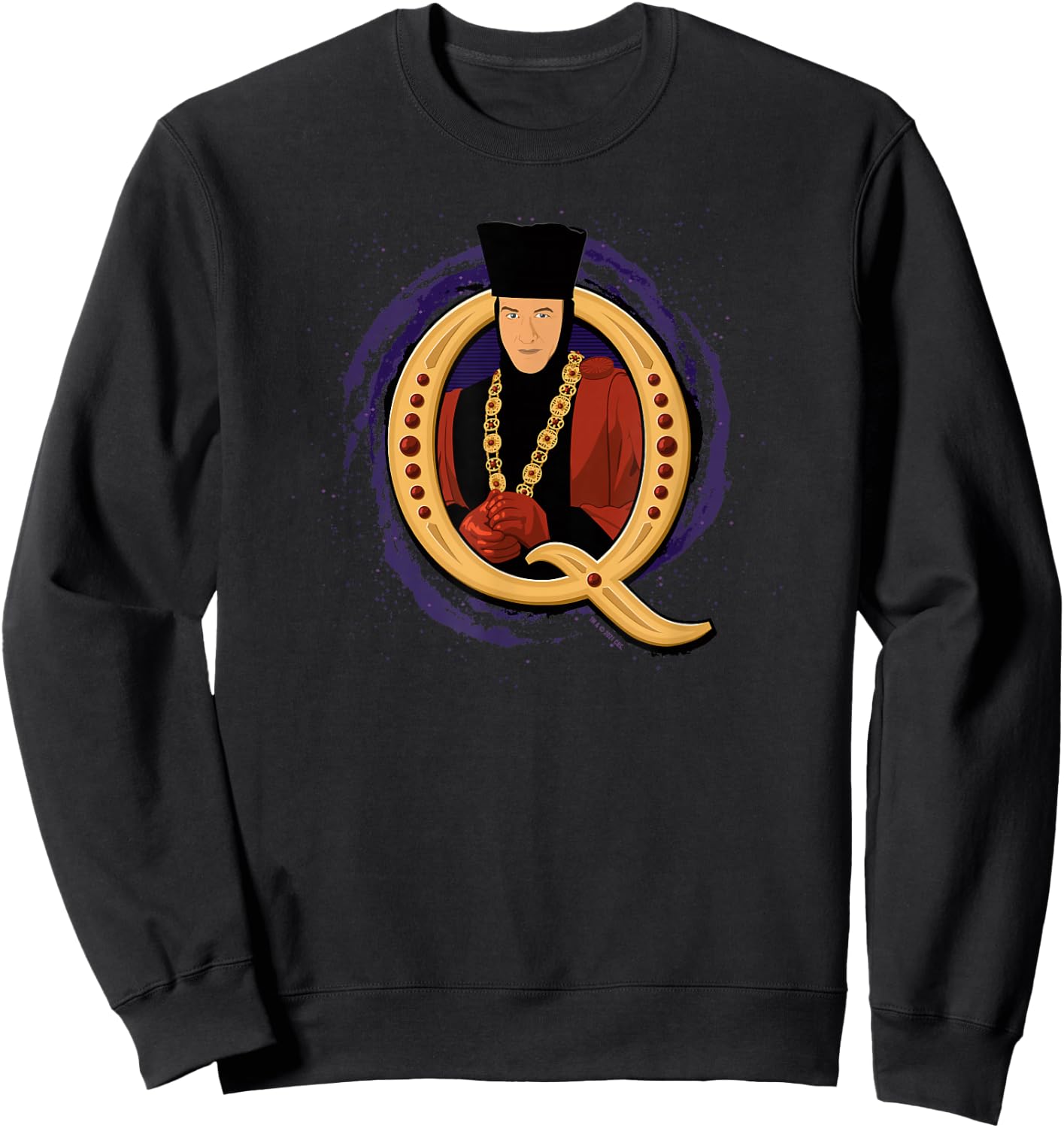 Star Trek: The Next Generation Q Sweatshirt - Sweatshirt | Black