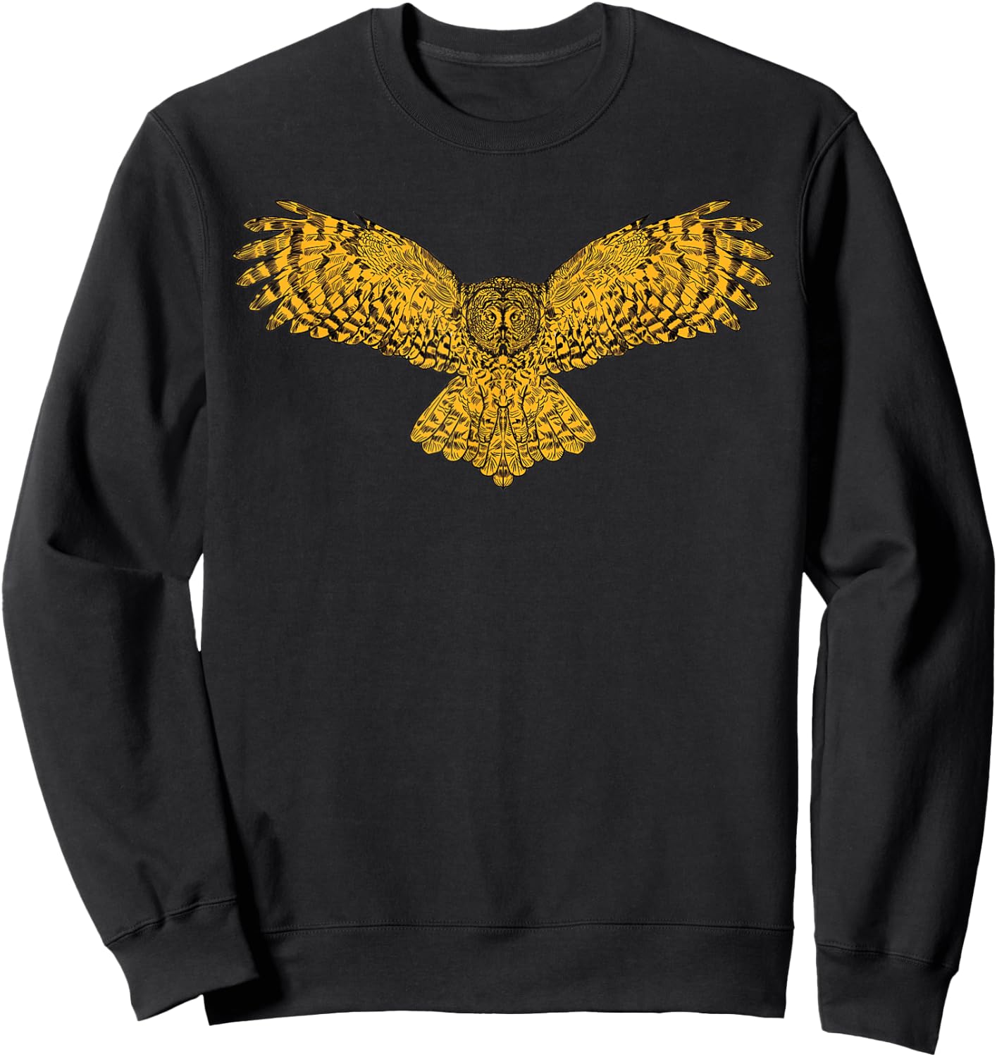 Cute Night Owl Bird Lover Gift Men Women Kids Mom Dad Teens Sweatshirt - Sweatshirt | Black