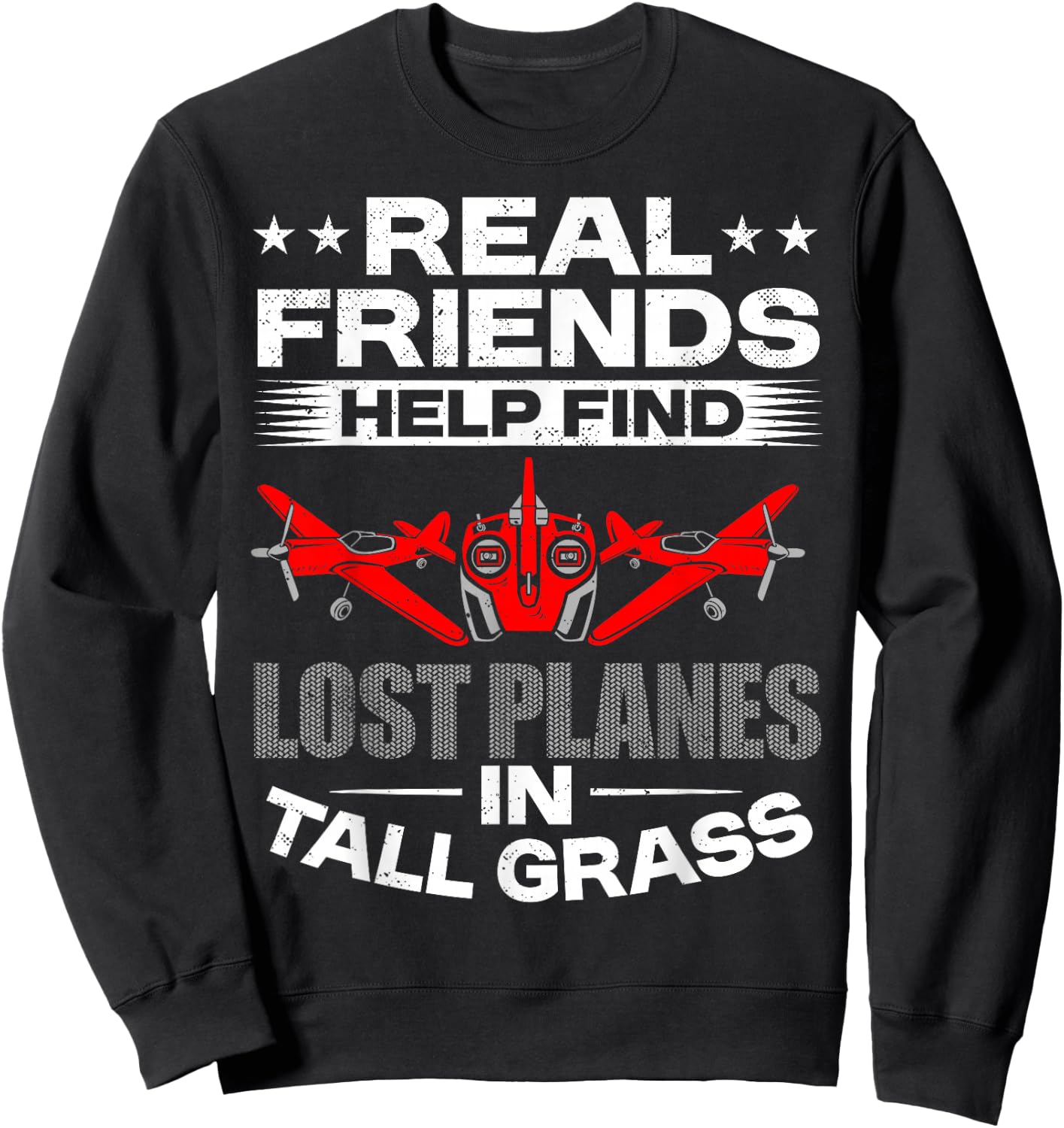 RC Plane Lost Planes Remote Control Airplanes Pilot Sweatshirt - Sweatshirt | Black