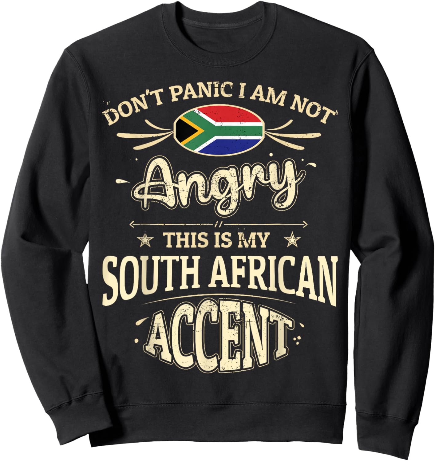 South Africa Design South African Men & Women Sweatshirt - Sweatshirt | Black