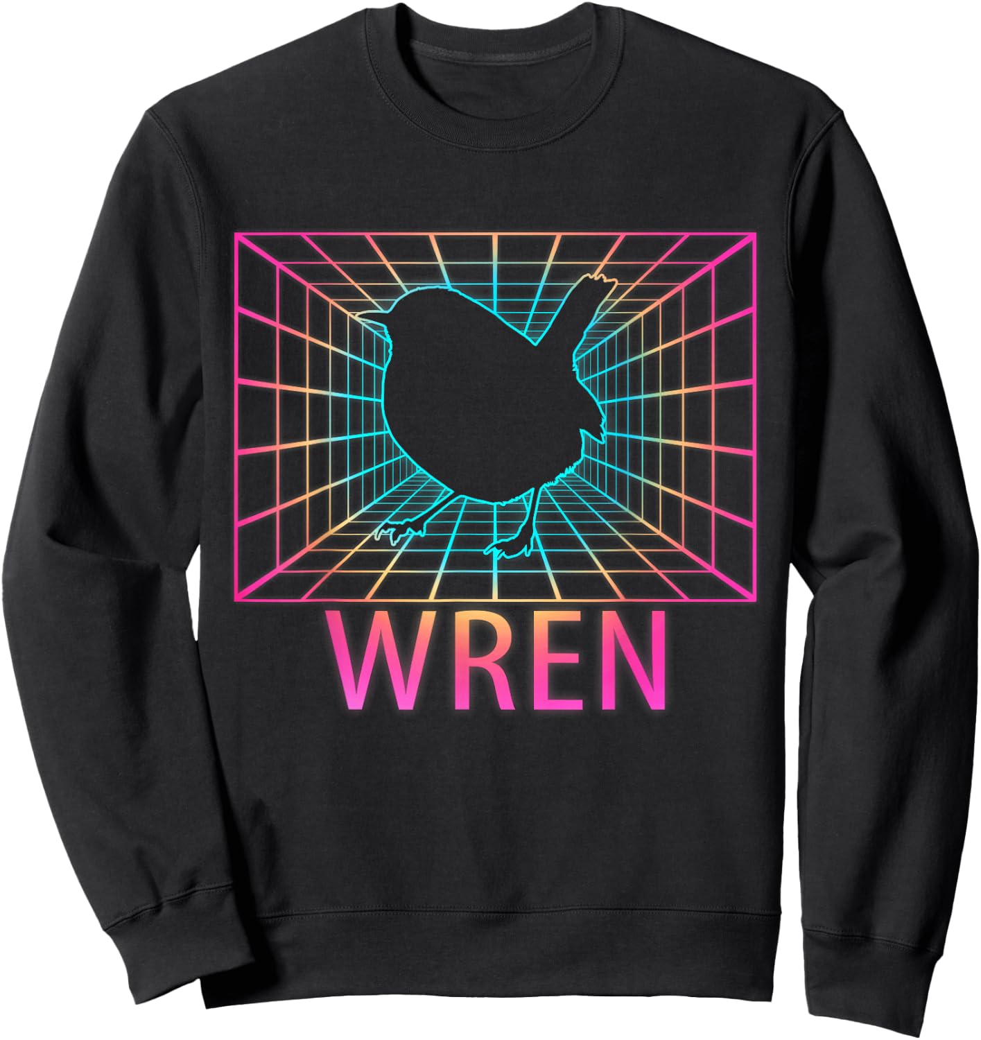 Wren Bird Gift Sweatshirt - Sweatshirt | Black