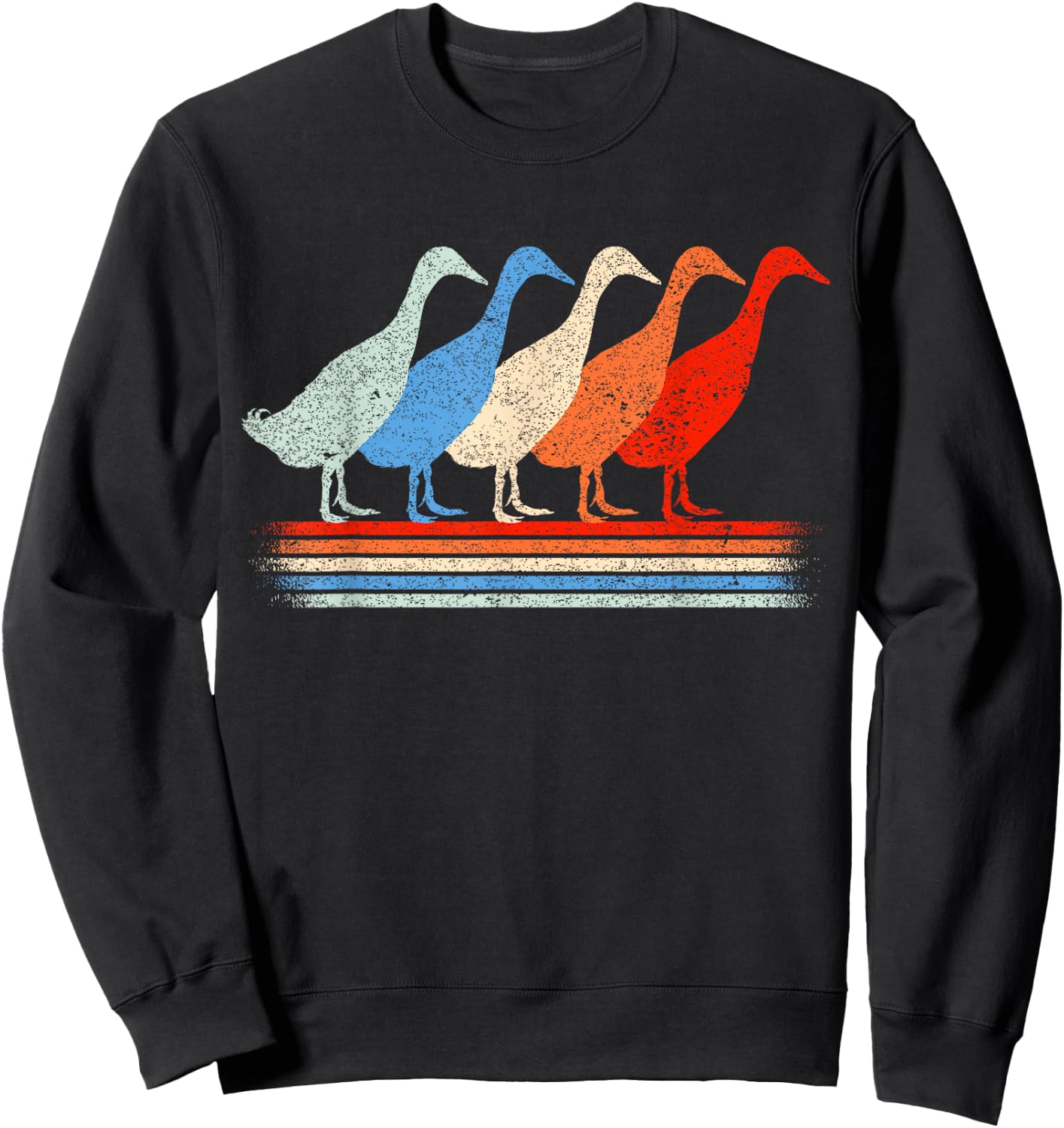 Runner duck lovers runner ducks Sweatshirt - Sweatshirt | Black