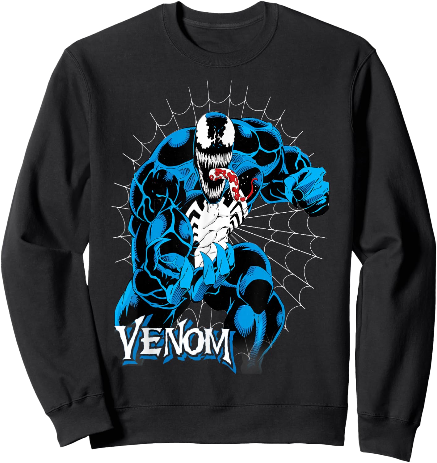 Marvel Venom Tangled In Web Graphic Sweatshirt - Sweatshirt | Black