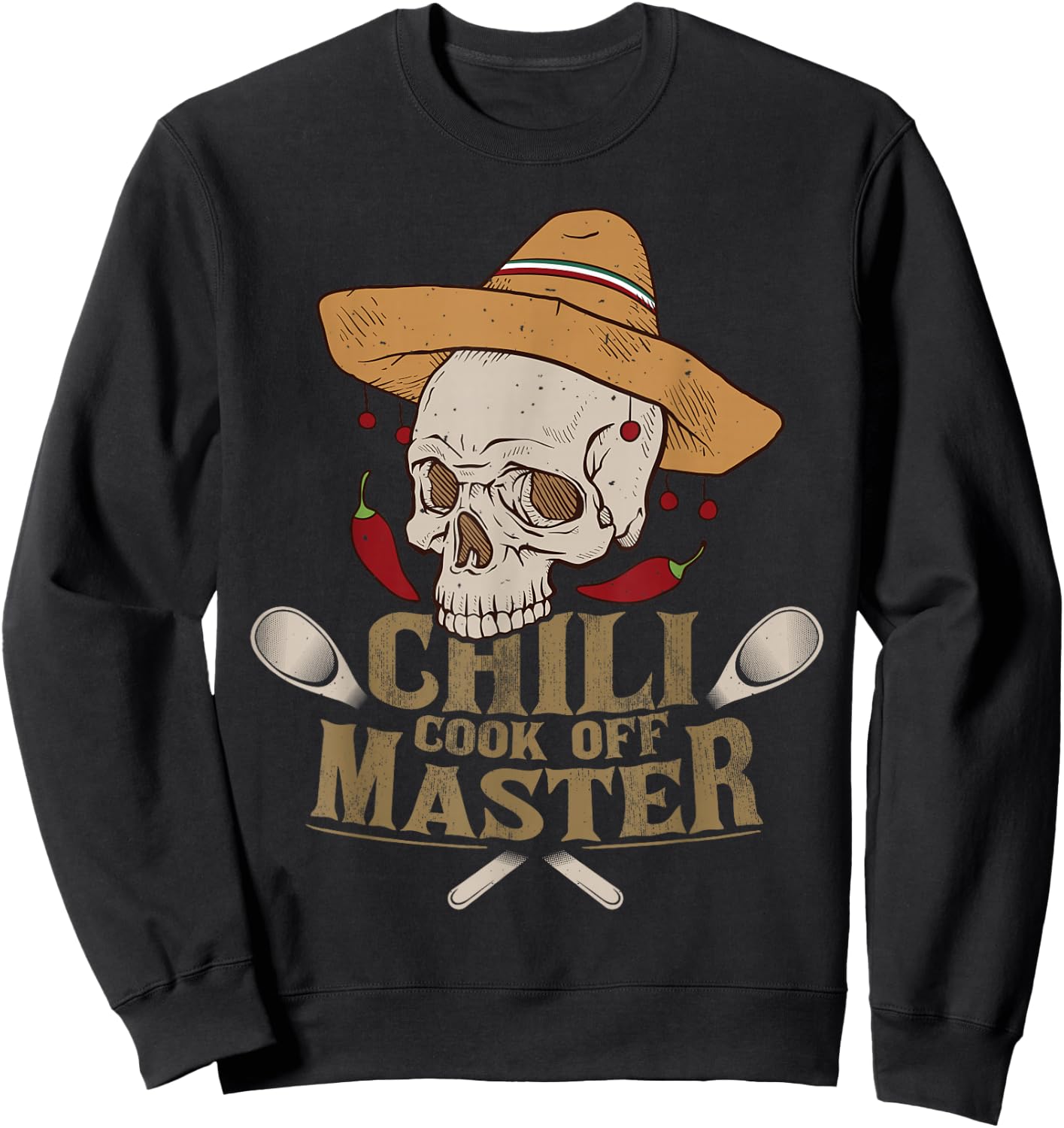 Chilli Cook Off Master Cooking Competition Team Chef Award Sweatshirt - Sweatshirt | Black