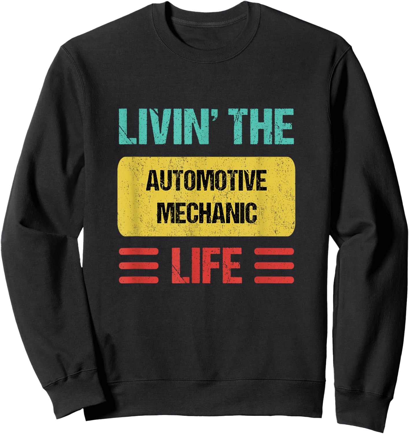 Automotive Mechanic Sweatshirt - Sweatshirt | Black
