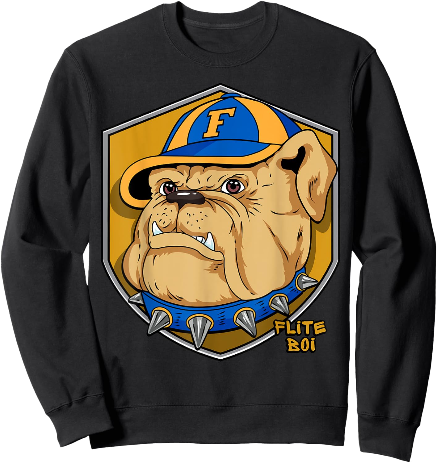 Flite Boi - 1866 Fisk Bulldog Women Girls Kids Sweatshirt - Sweatshirt | Black