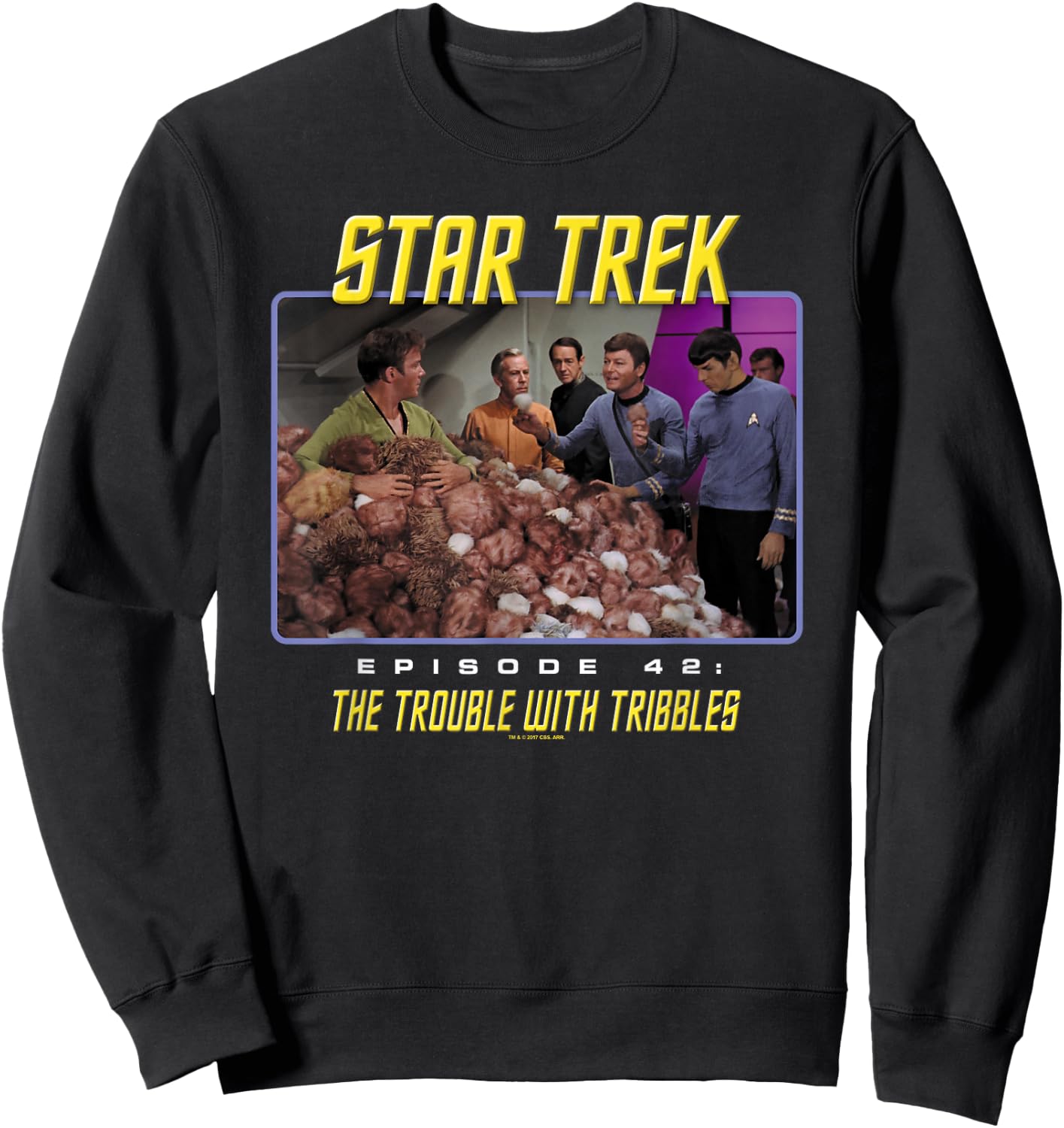 Star Trek The Trouble With Tribbles Sweatshirt - Sweatshirt | Black