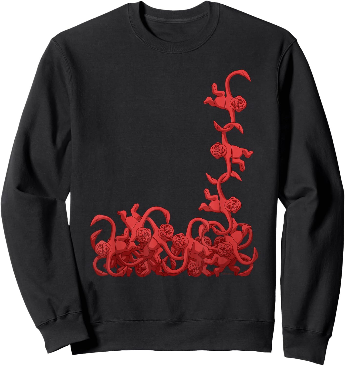 Halloween Monkey Climb Costume Sweatshirt - Sweatshirt | Black