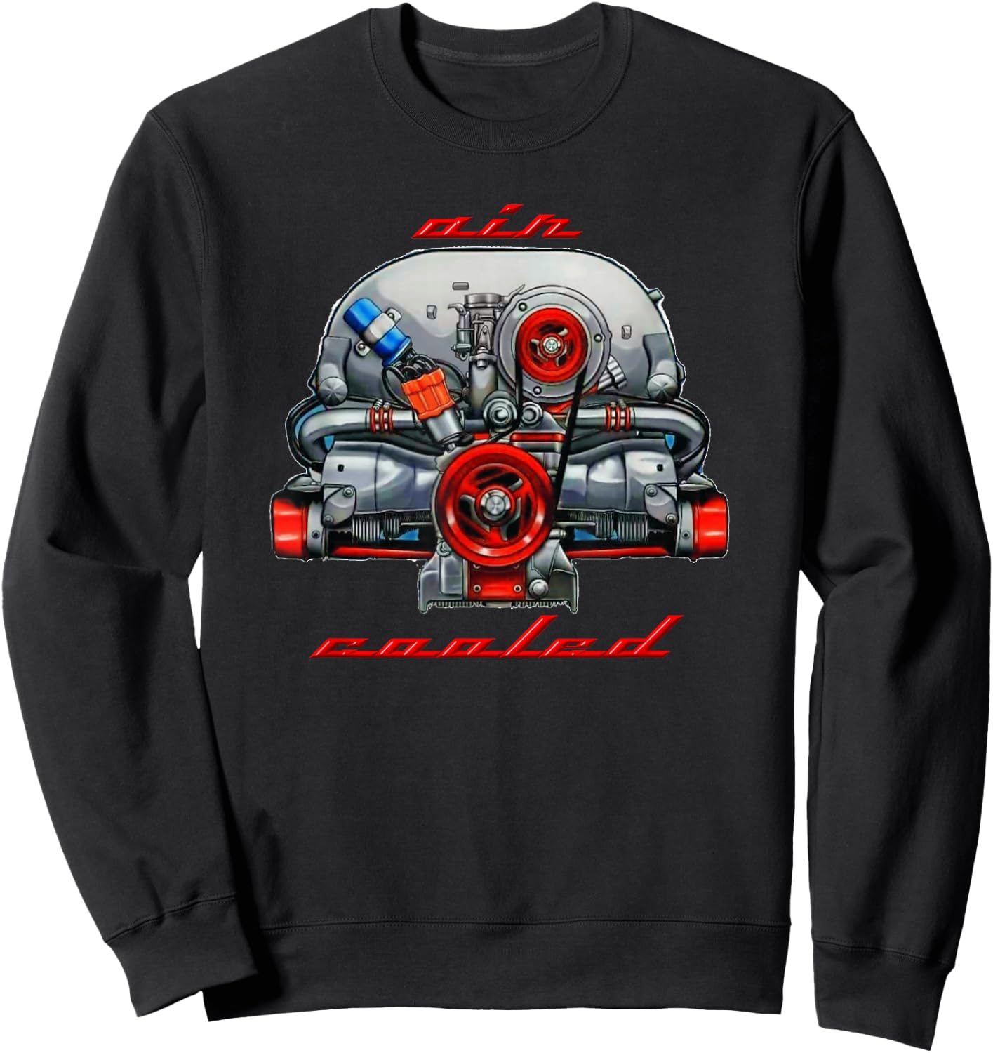 Boxer motor with air cooled Sweatshirt - Sweatshirt | Black