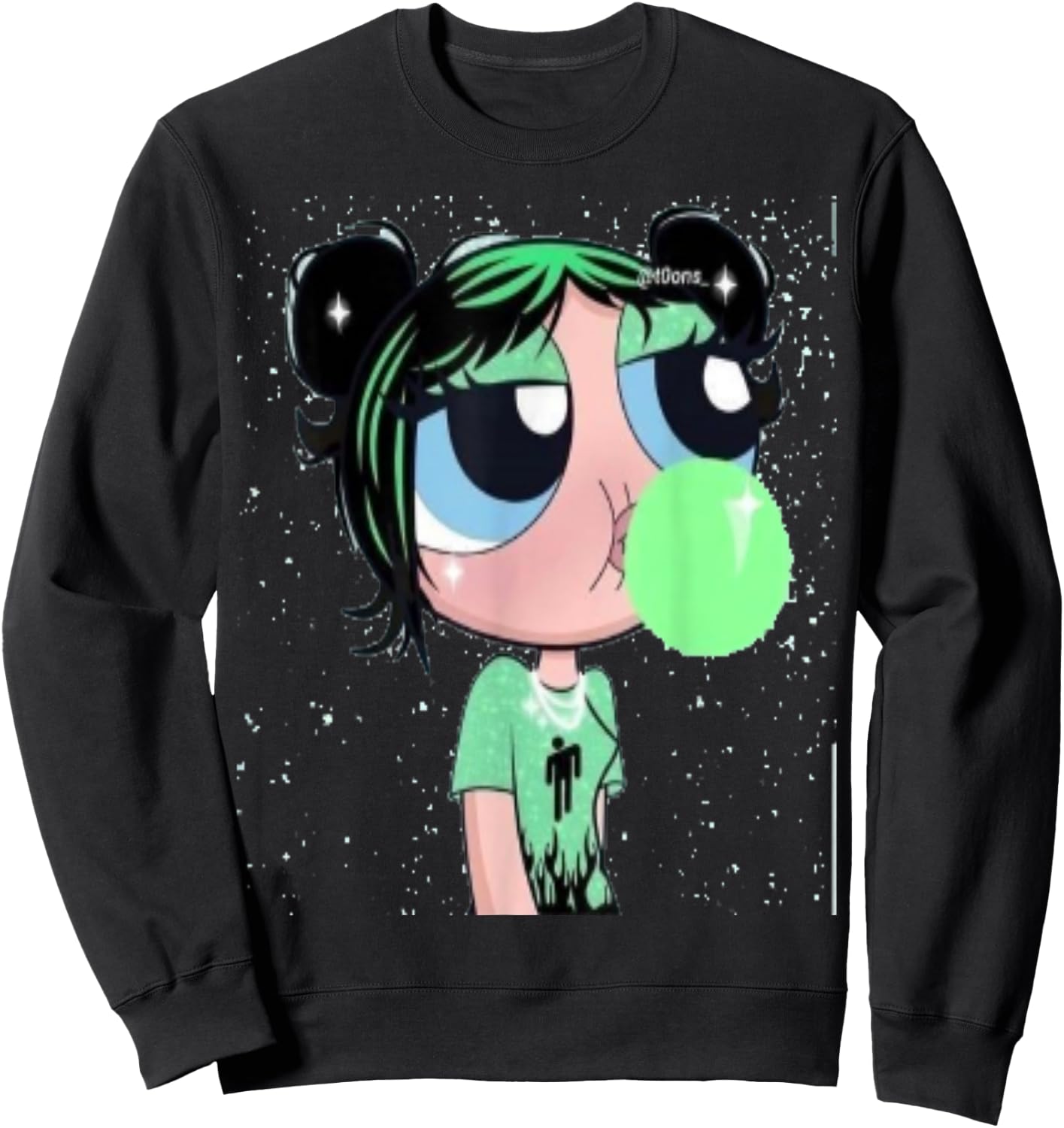 Miss bellota (super powerful) Sweatshirt - Sweatshirt | Black
