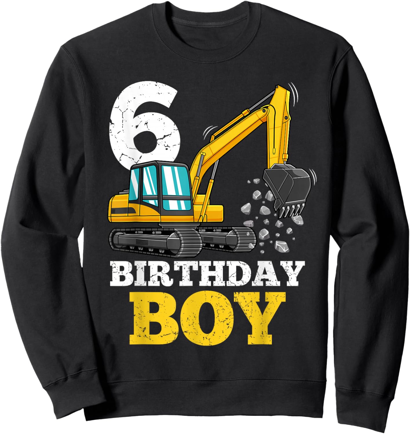 I'm 9 This Is How I Roll Monster Truck 9th Birthday Gift Sweatshirt - Sweatshirt | Black