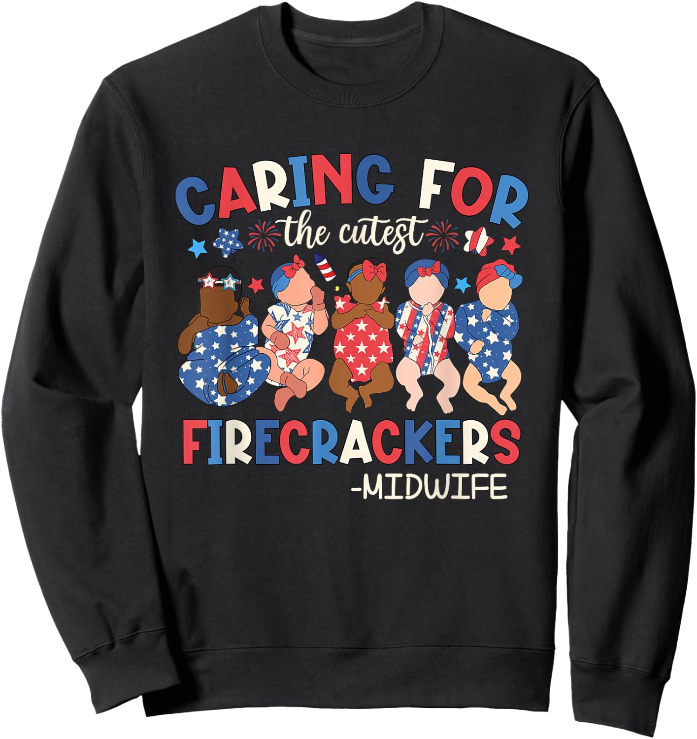 4th of July Sweatshirt - Sweatshirt | Black