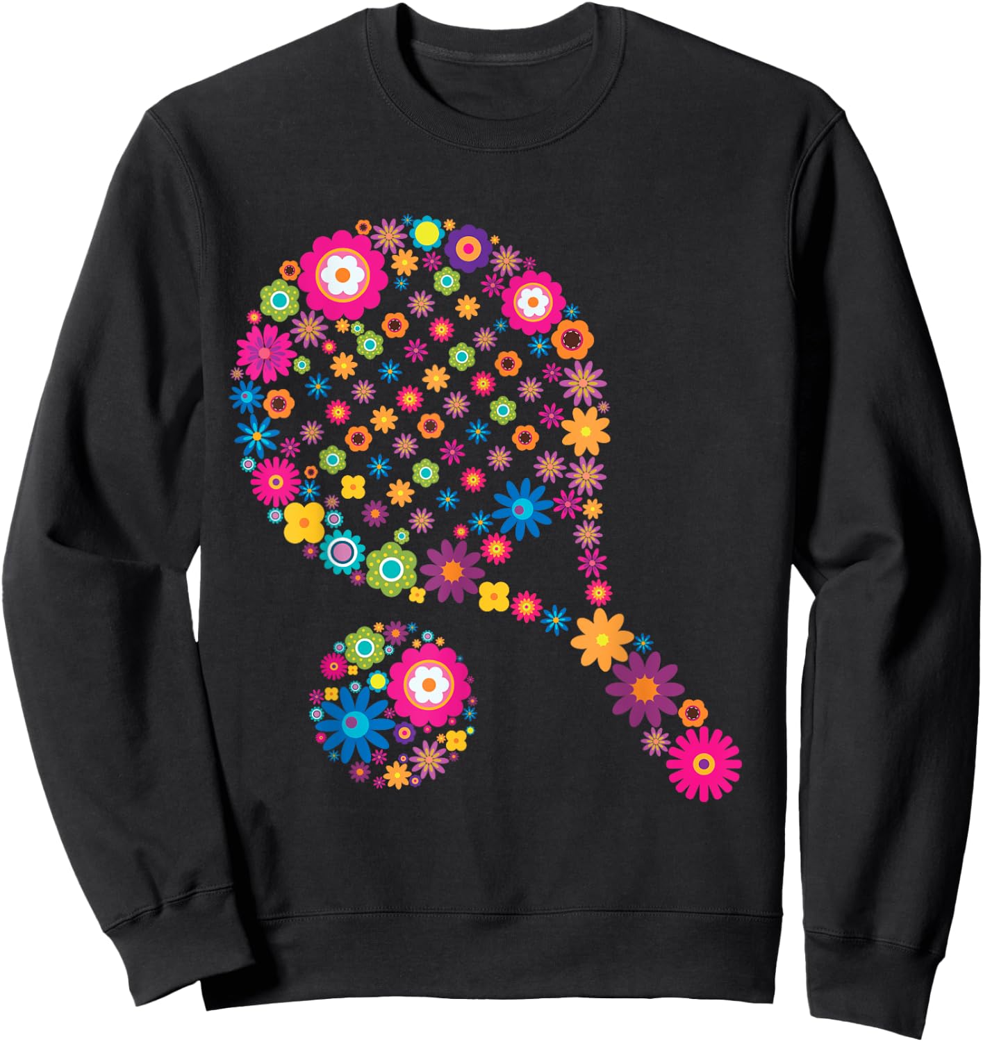 Padel Tennis Pádel Paddle Tennis Padel Racket Sweatshirt - Sweatshirt | Black
