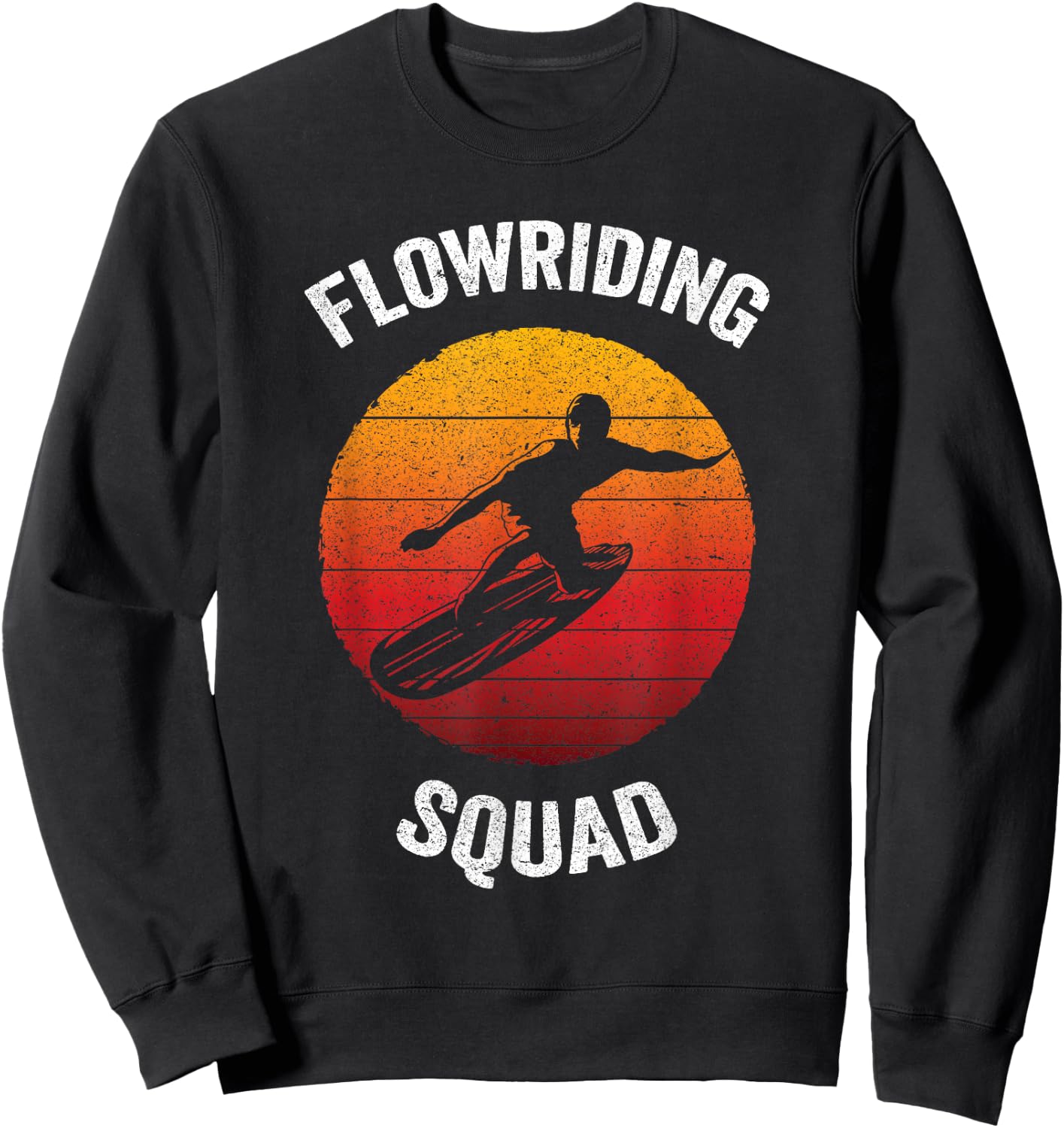Flowriding Squad | Classic Flowboarding Sweatshirt - Sweatshirt | Black