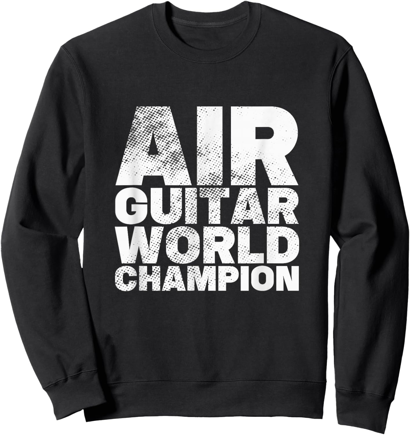 Air Guitar World Champion Sweatshirt - Sweatshirt | Black
