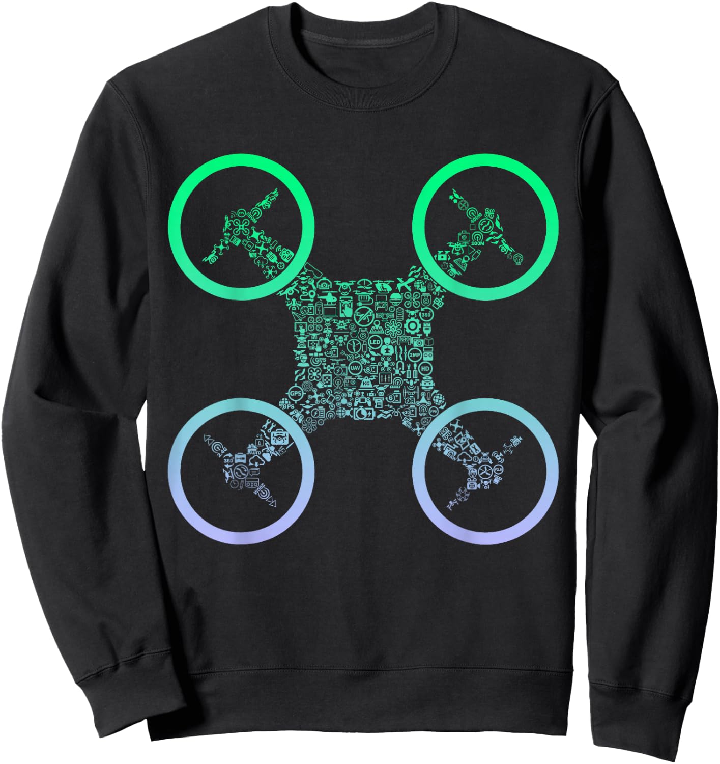 RC Quadcopter Product for Drone Pilots | Operator Boys Drone Sweatshirt - Sweatshirt | Black