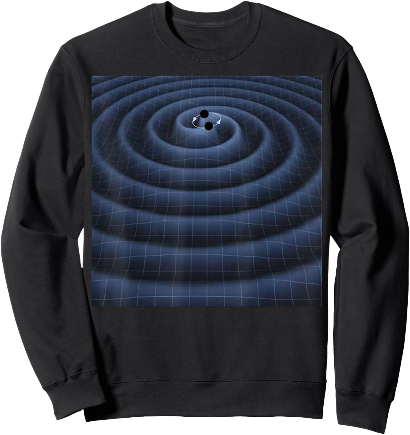 Sheldon Nerdy Two Black Holes Collide Space Science Gift Sweatshirt - Sweatshirt | Black