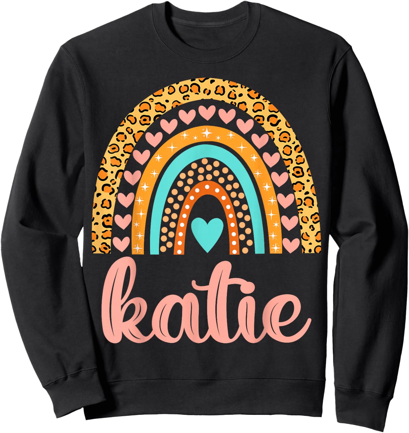 Katie Katie Name Birthday Shirt Gift Sweatshirt - Sweatshirt | Black
