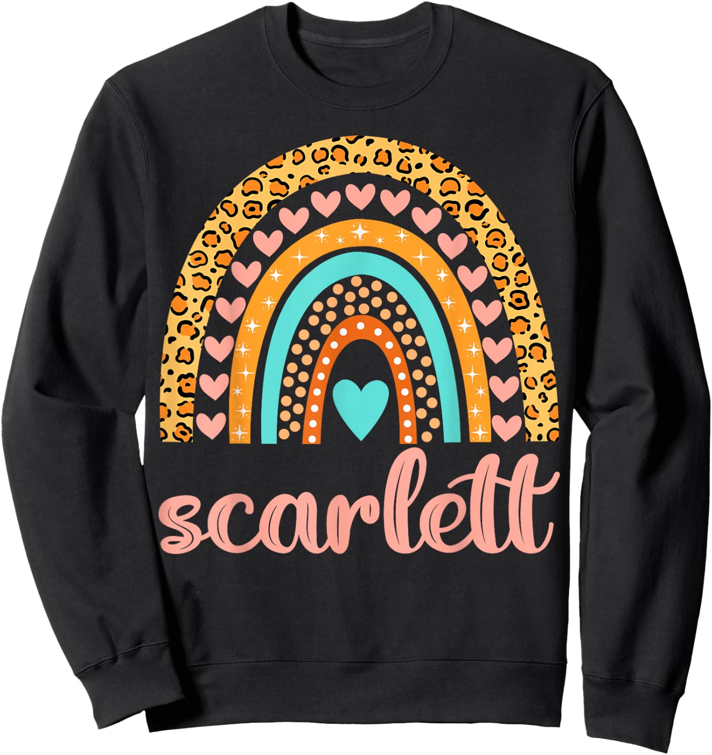Scarlett Scarlett Name Birthday Shirt Gift Sweatshirt - Sweatshirt | Black