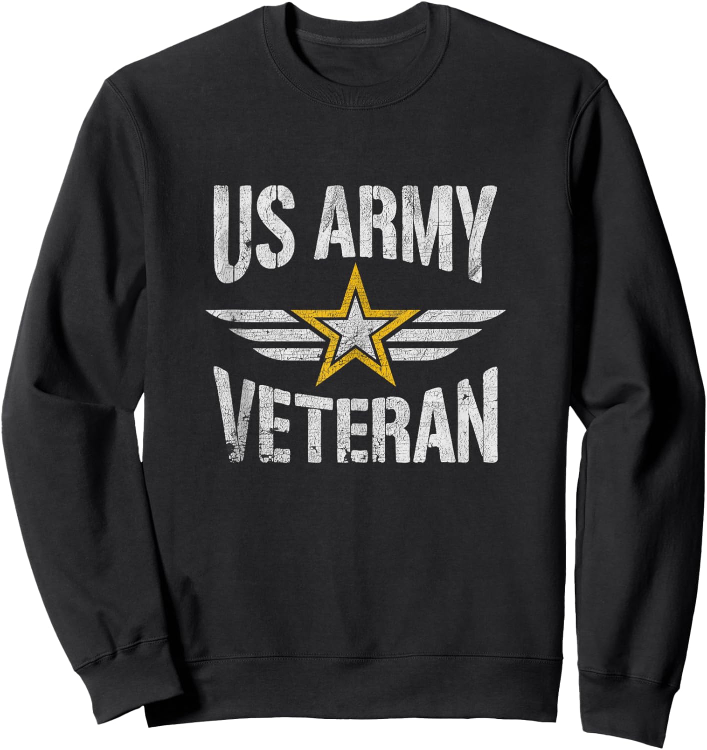 Army Veteran T Shirts Women - US Army Veteran Sweatshirt - Sweatshirt | Black