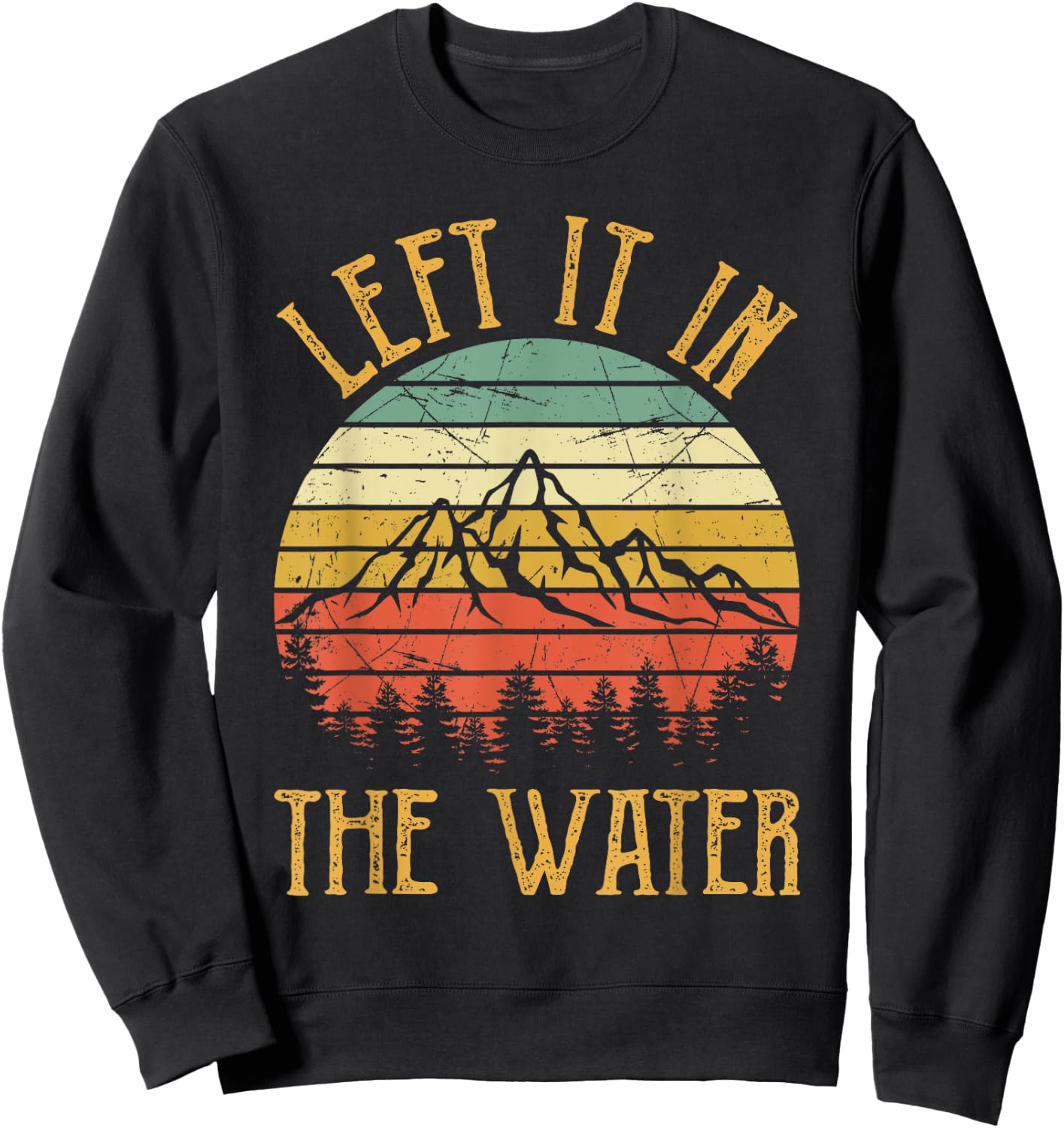 Left It In The Water Baptism Gift Kids Christian Sweatshirt - Sweatshirt | Black