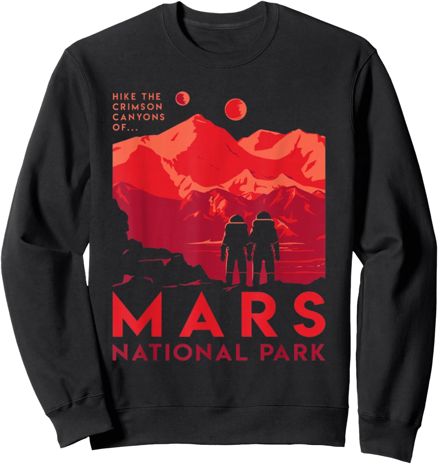 Mars National Park Sweatshirt - Sweatshirt | Black
