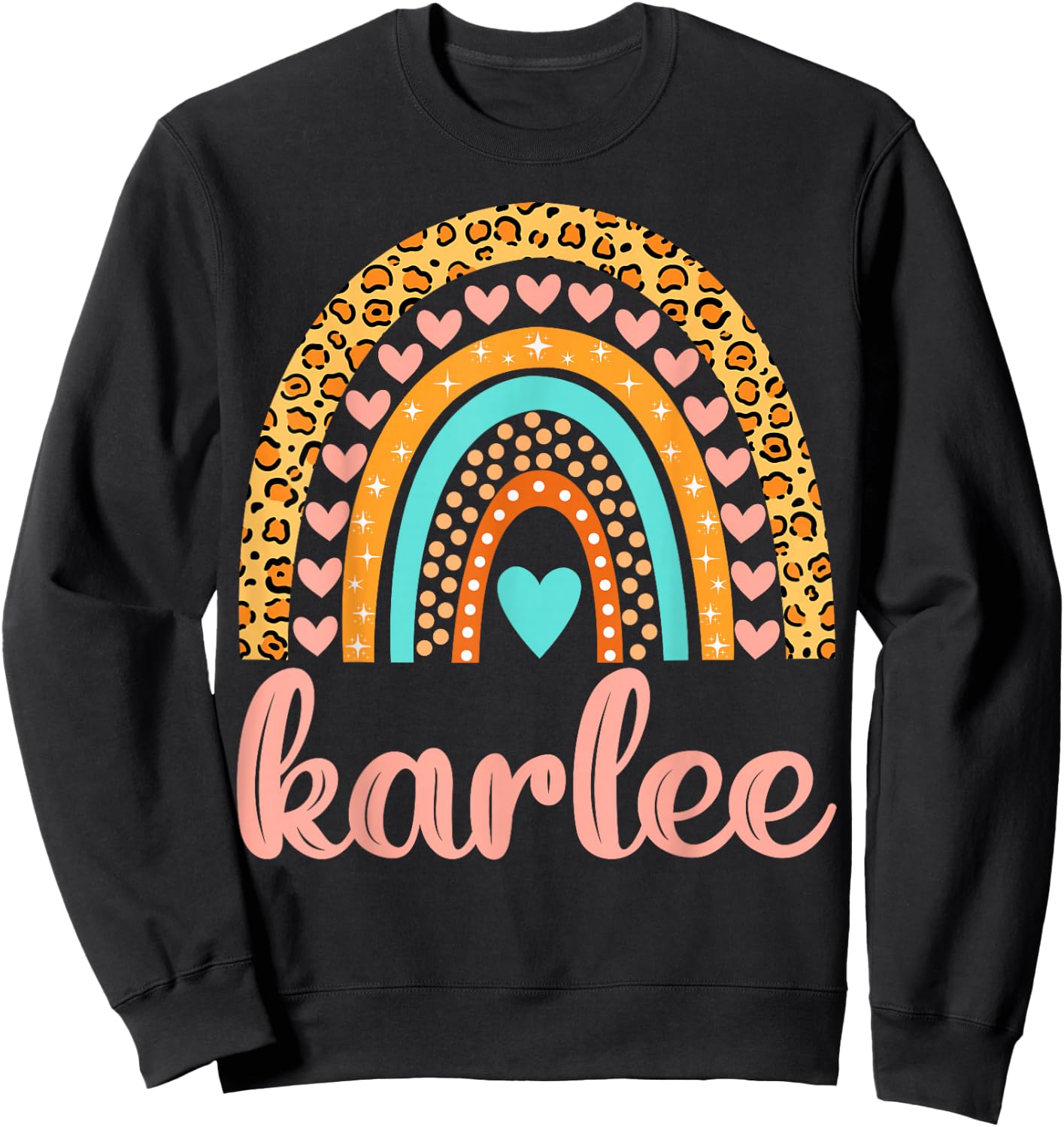 Karlee Karlee Name Birthday Shirt Gift Sweatshirt - Sweatshirt | Black