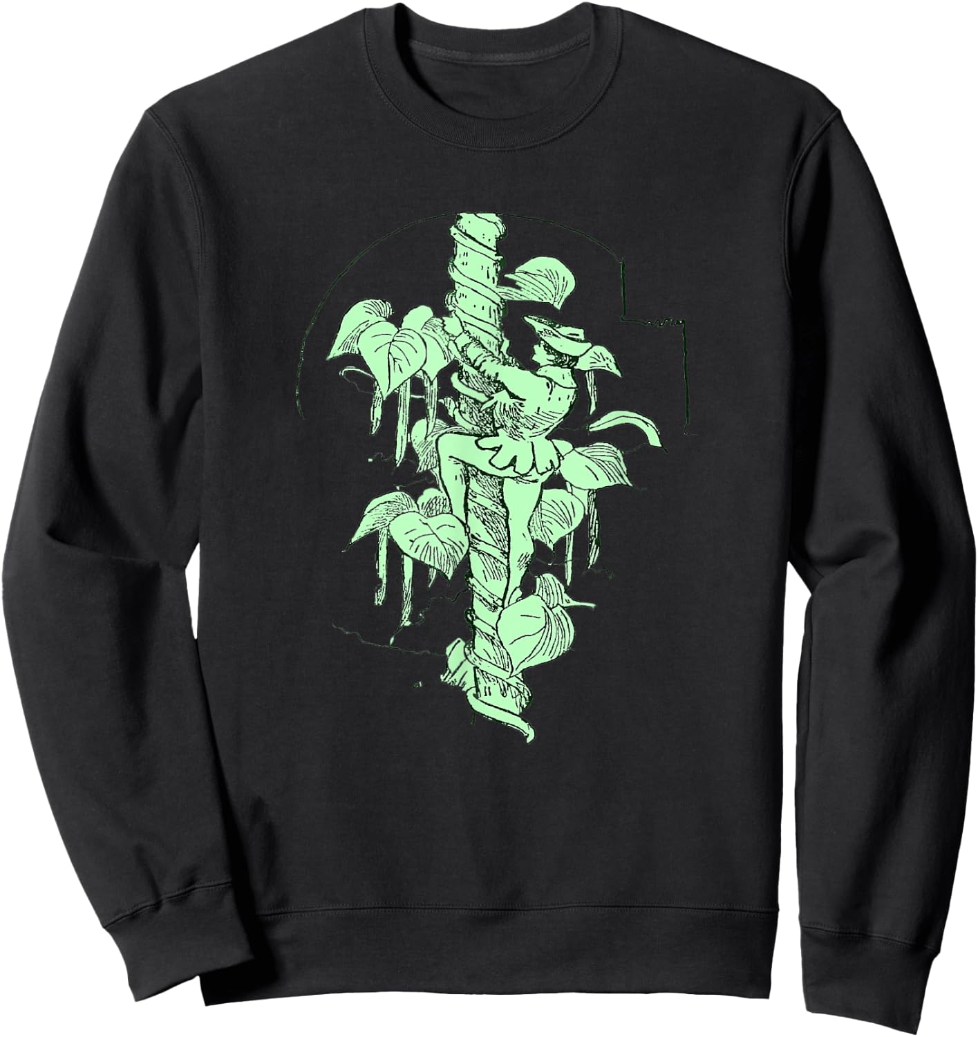 Jack and The Beanstalk - Climbing Up Sweatshirt - Sweatshirt | Black