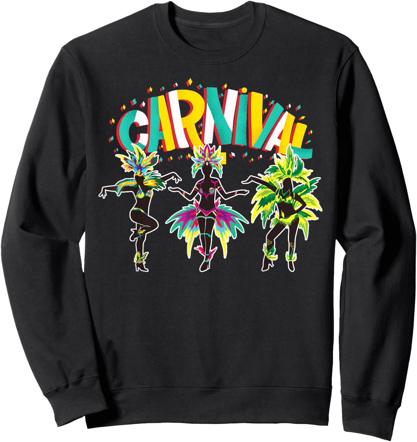 Carnival in Rio de Janeiro. Sweatshirt - Sweatshirt | Black
