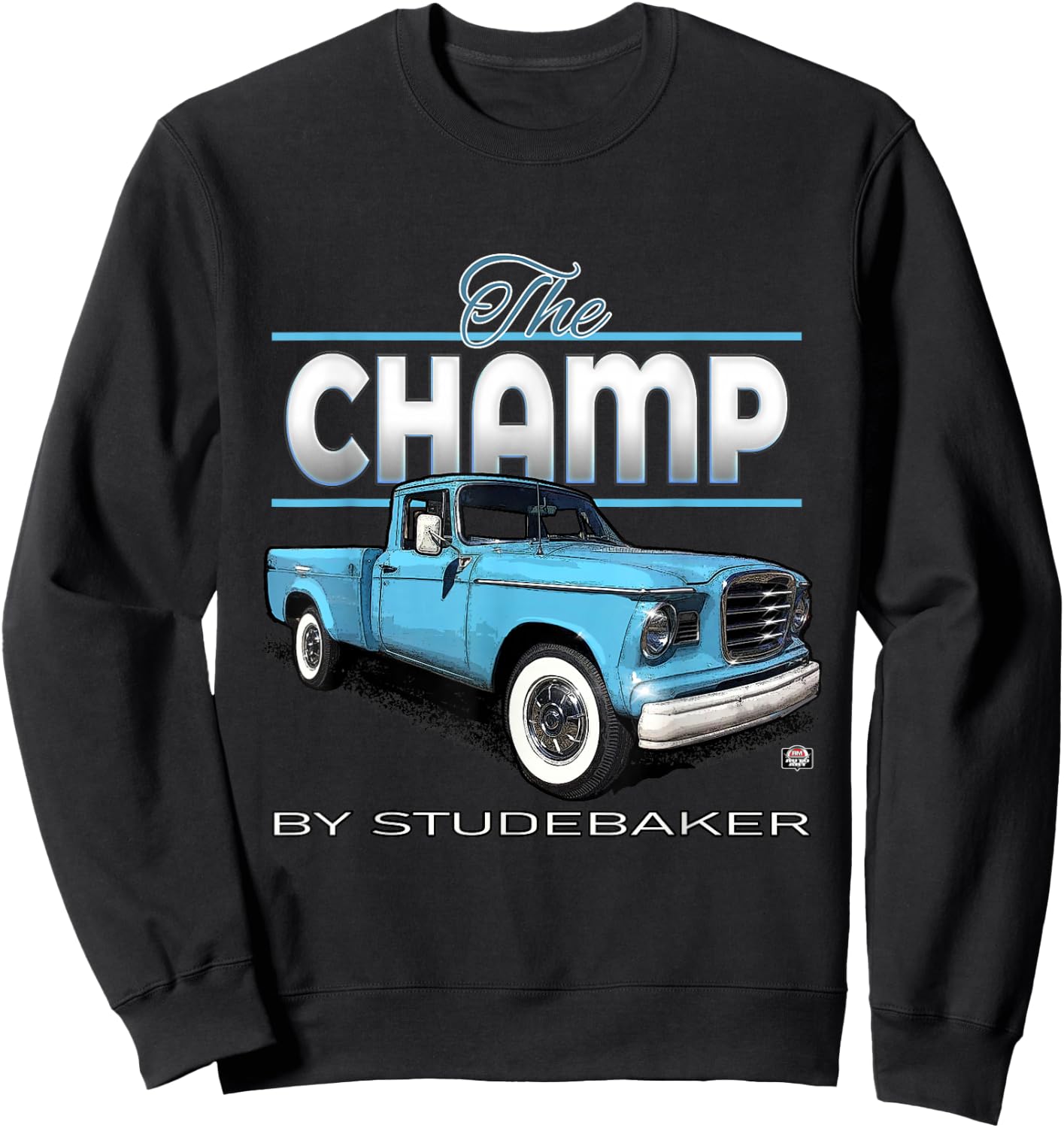Studebaker Champ classic pick up truck Sweatshirt - Sweatshirt | Black