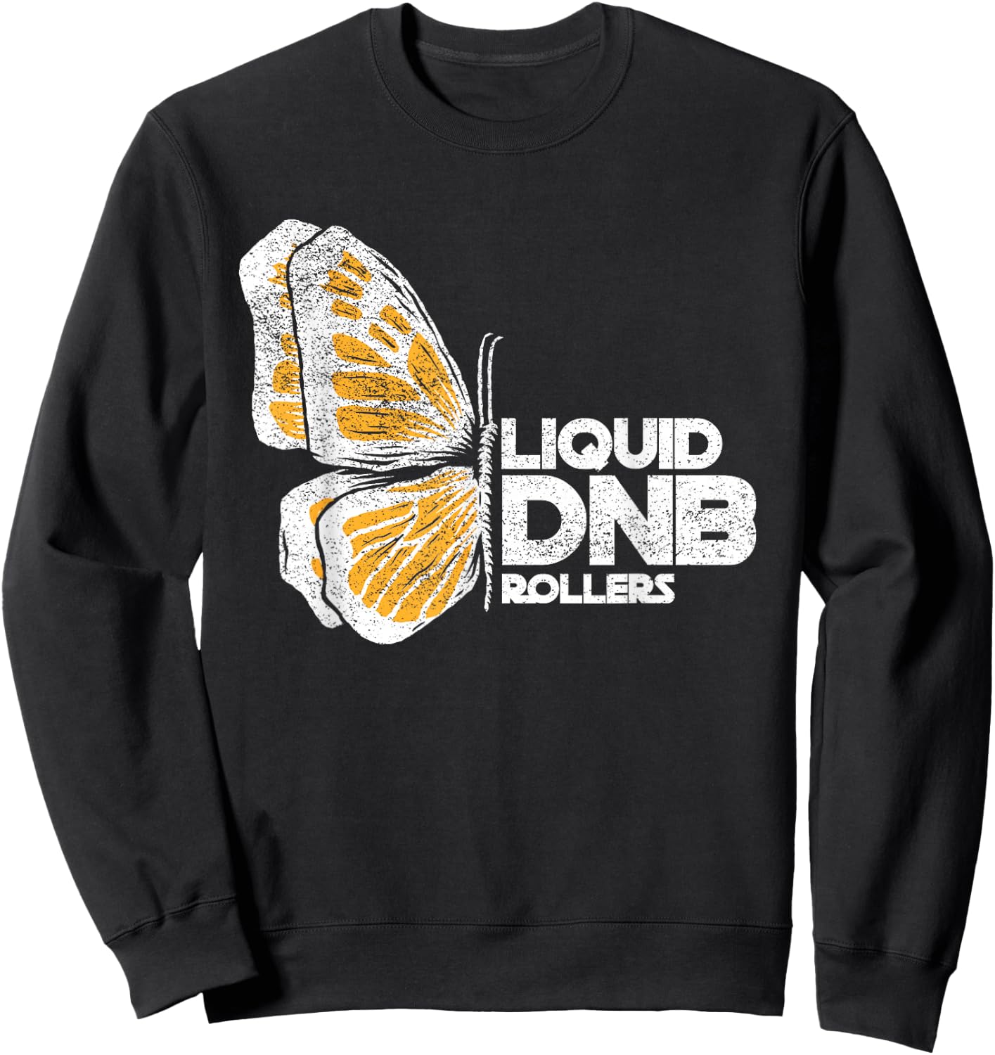Liquid DnB Junglist Drum And Bass Sweatshirt - Sweatshirt | Black