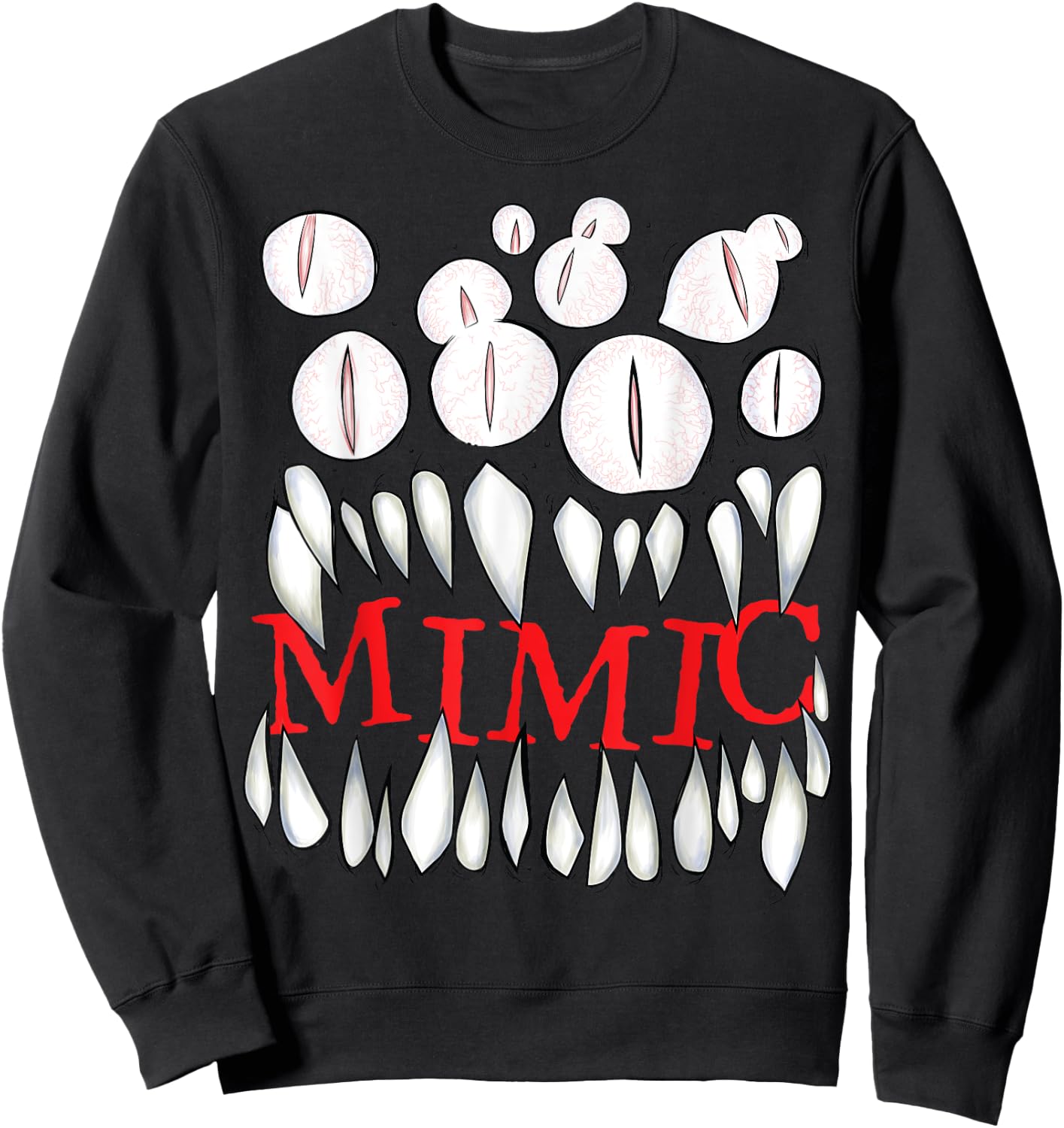 Mimic Tabletop Roleplaying Game Monster RPG Not a Mimic Sweatshirt - Sweatshirt | Black