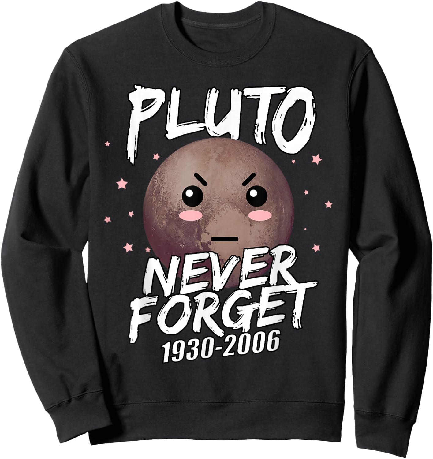 Pluto Never Forgets Sweatshirt - Sweatshirt | Black